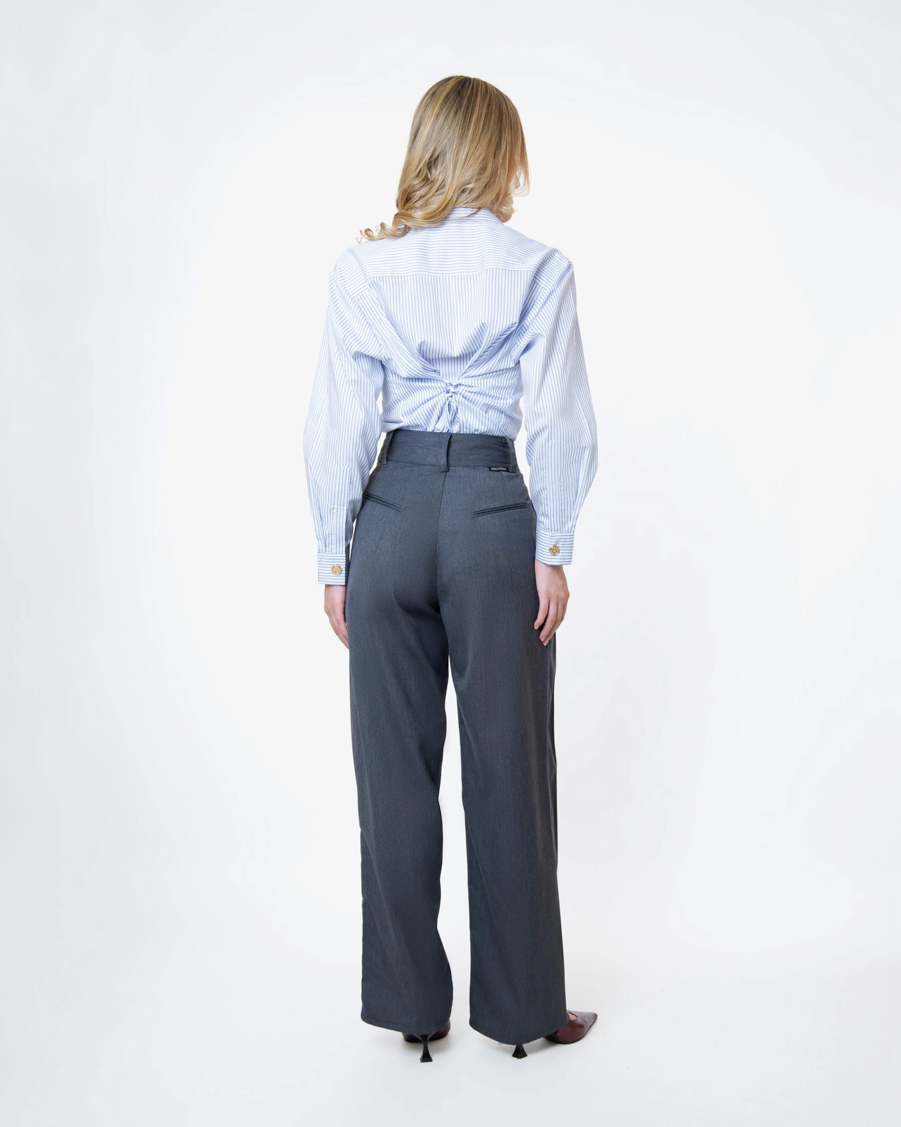 Gray Office Pants - imagen 4