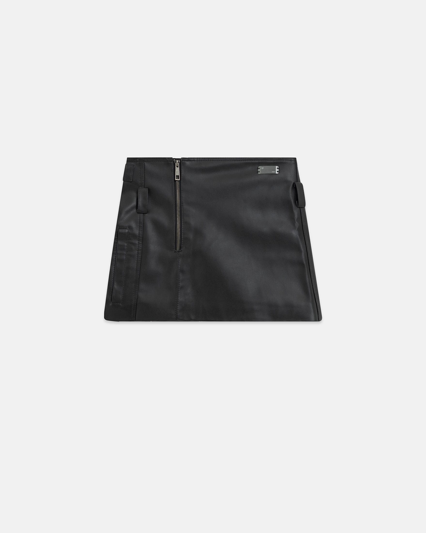 Basics Undergold Studio Pleather Mini Skirt Black - imagen 1