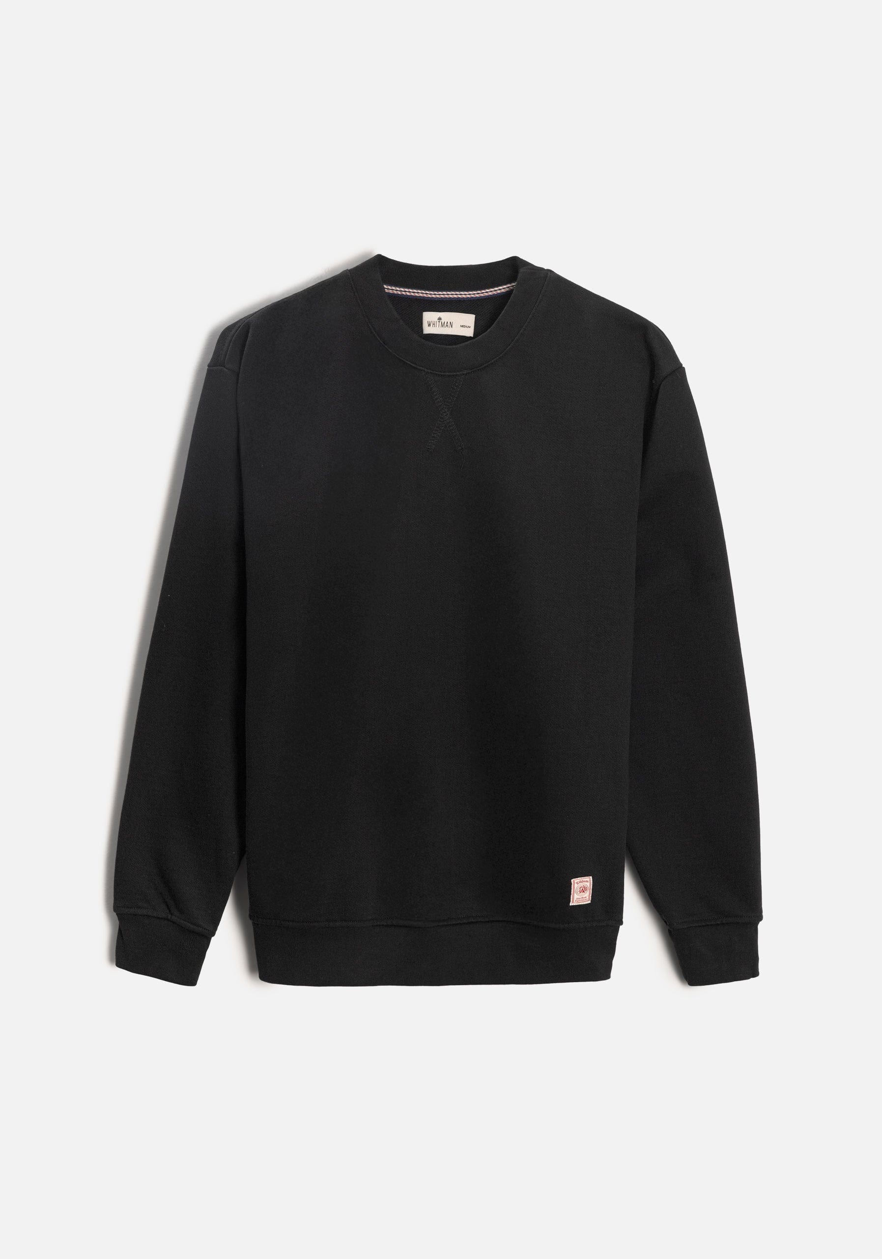 Buzo H Crew Neck Unicolor Negro - imagen 1