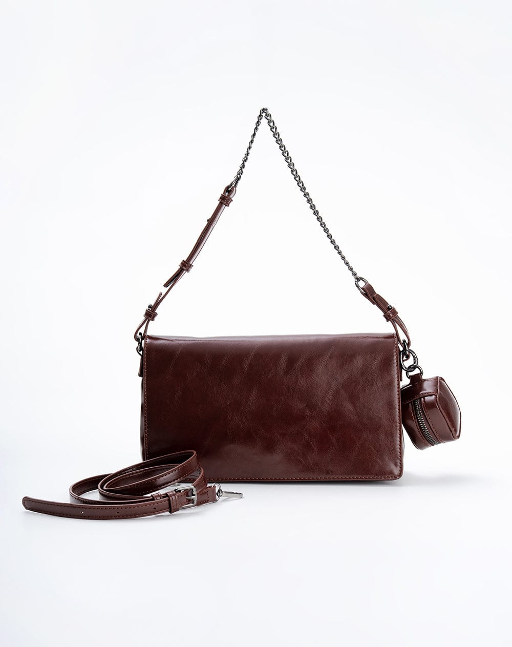 Bolso + monedero café mujer - imagen 1