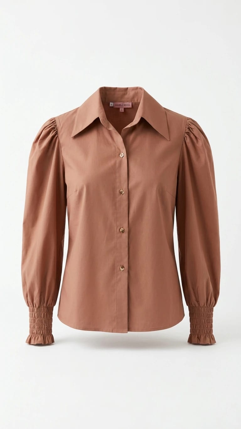 AMELIA BLOUSE CAMEL - imagen 1