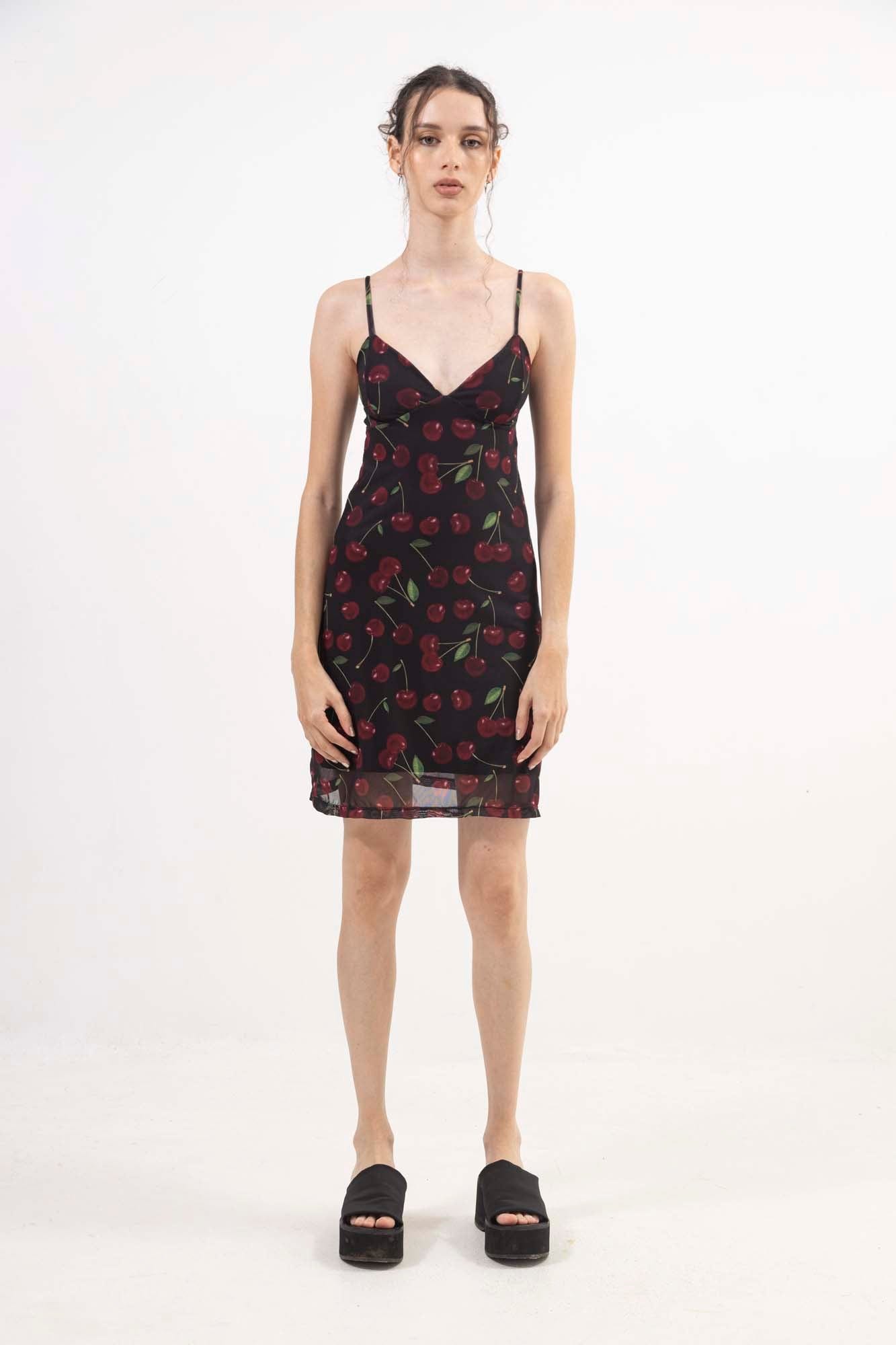 CHERRY MESH DRESS - imagen 3