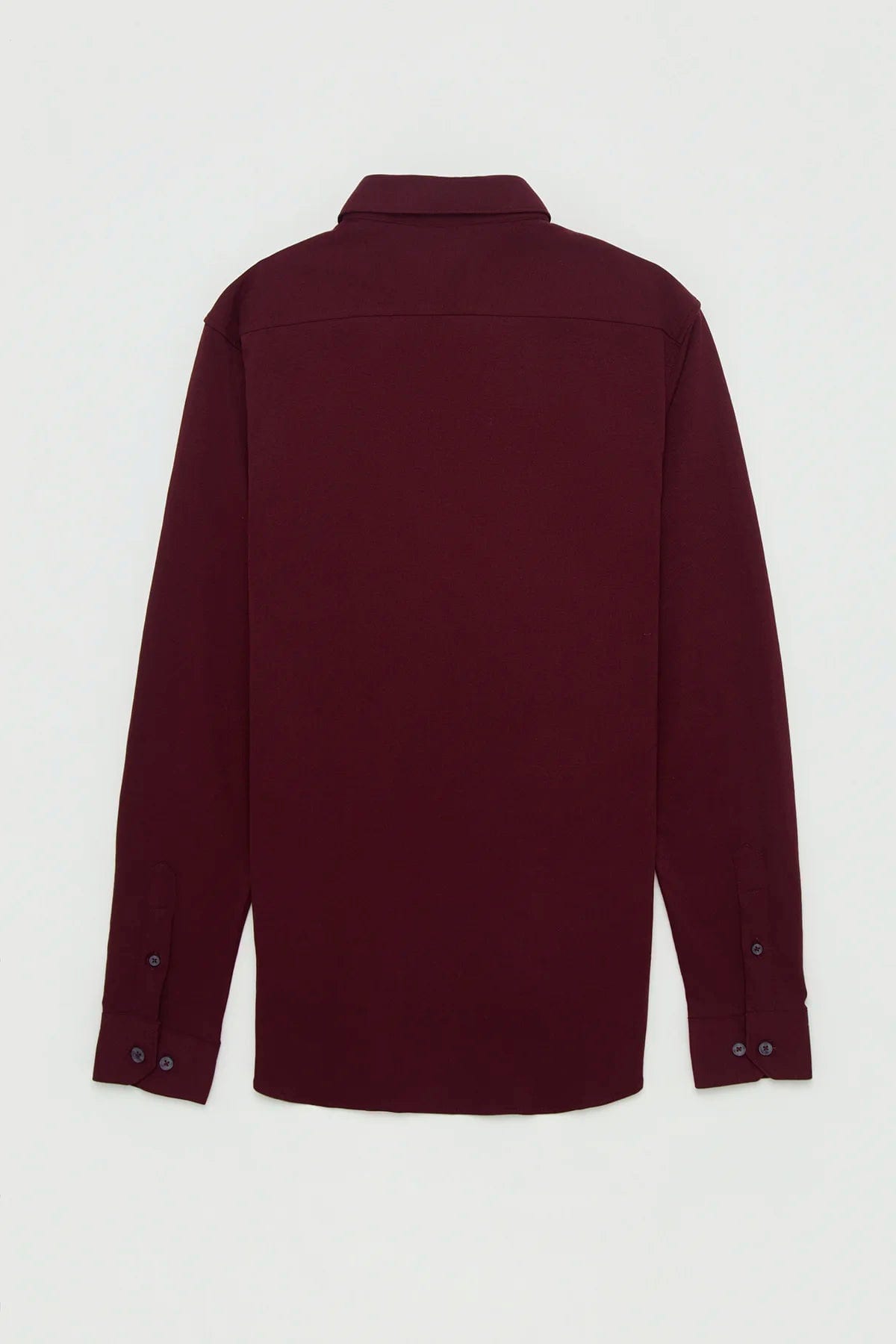 Camisa Piqué Polera Algodón Borgoña - imagen 4