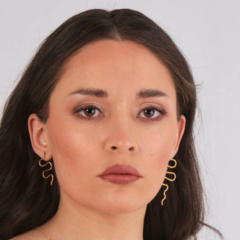 Snake Duo Earrings - imagen 5
