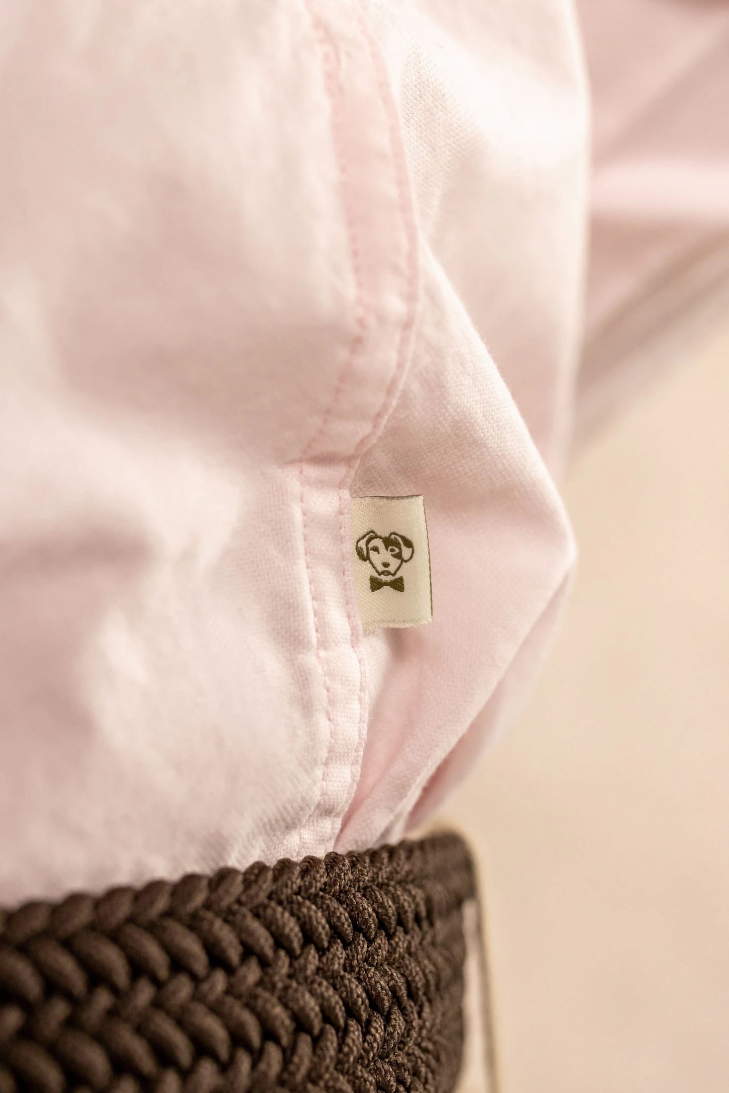 Camisa Antimanchas Oxford Pink Logo Contraste - imagen 4