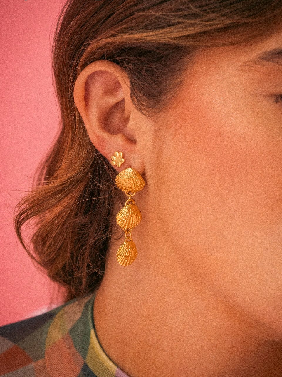 Maxi Aretes Concha Largo - imagen 2