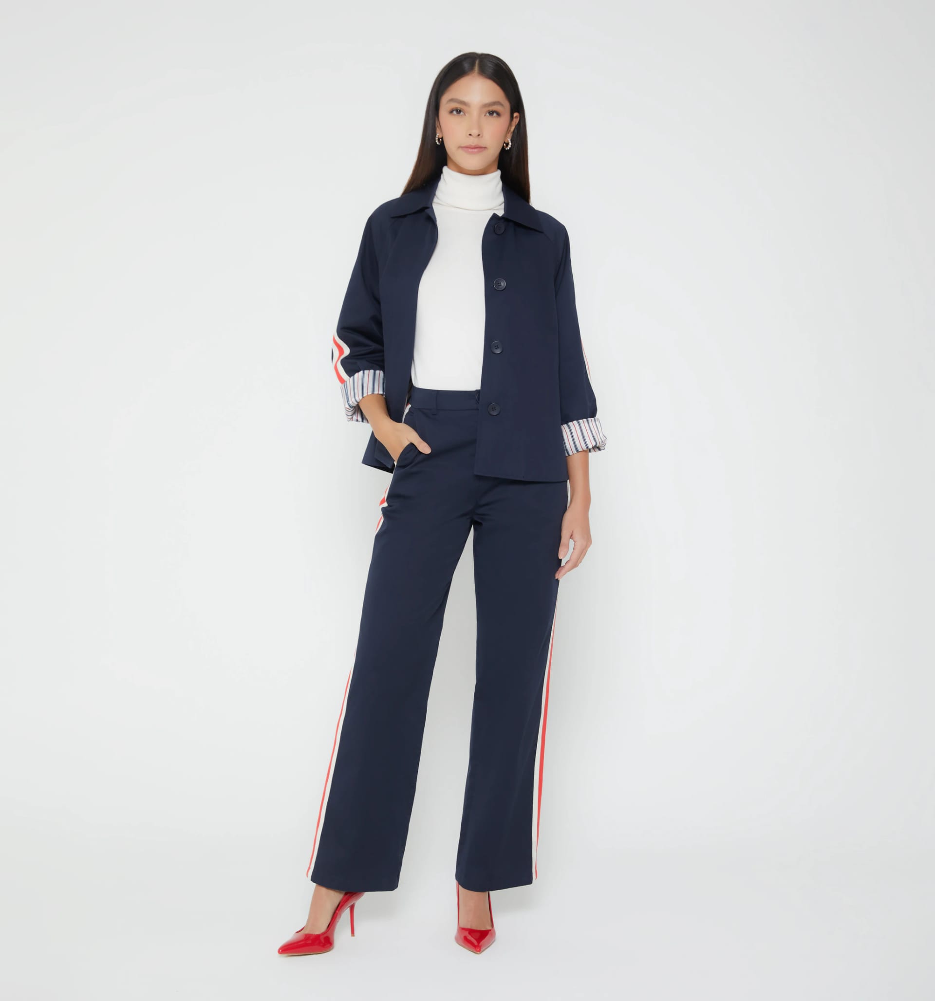 Pantalon con raya lateral - imagen 2