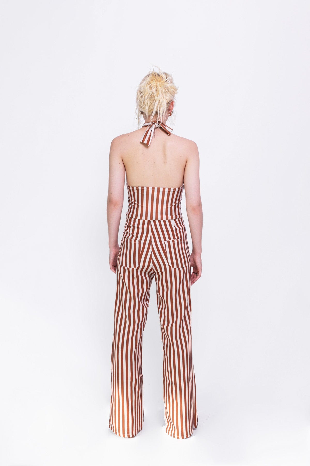 Halter Top in Rust Stripes - imagen 2