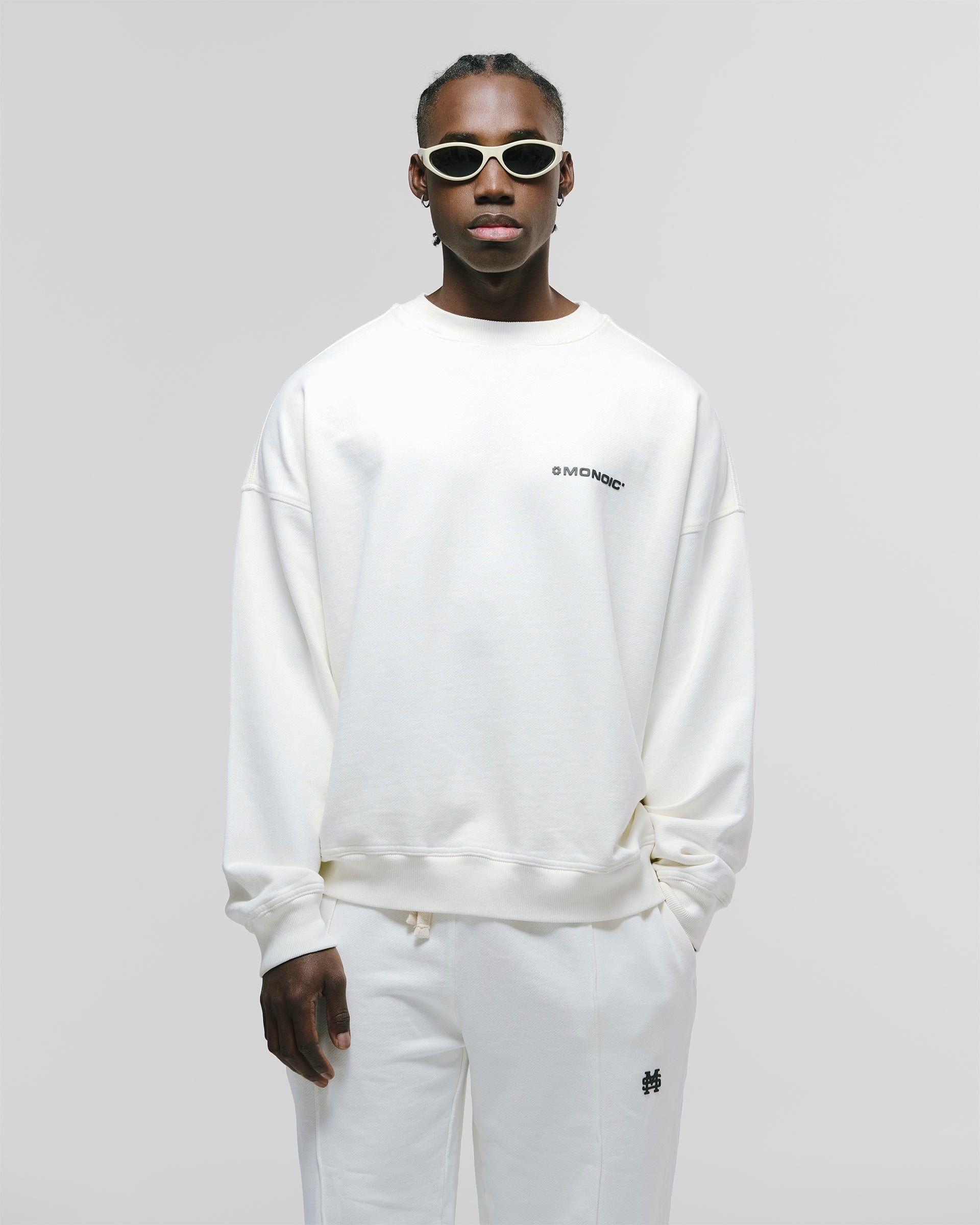 Crewneck Oversized Básico V3 - Off White - imagen 2