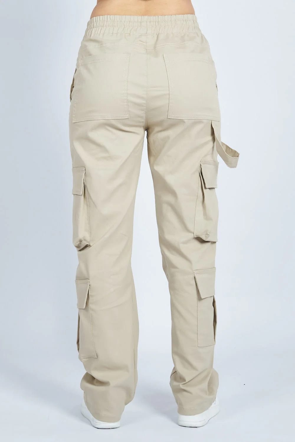 Pantalón jogger cargo bota recta 8 bolsillos  CAQUI | Drop 03 | - imagen 7