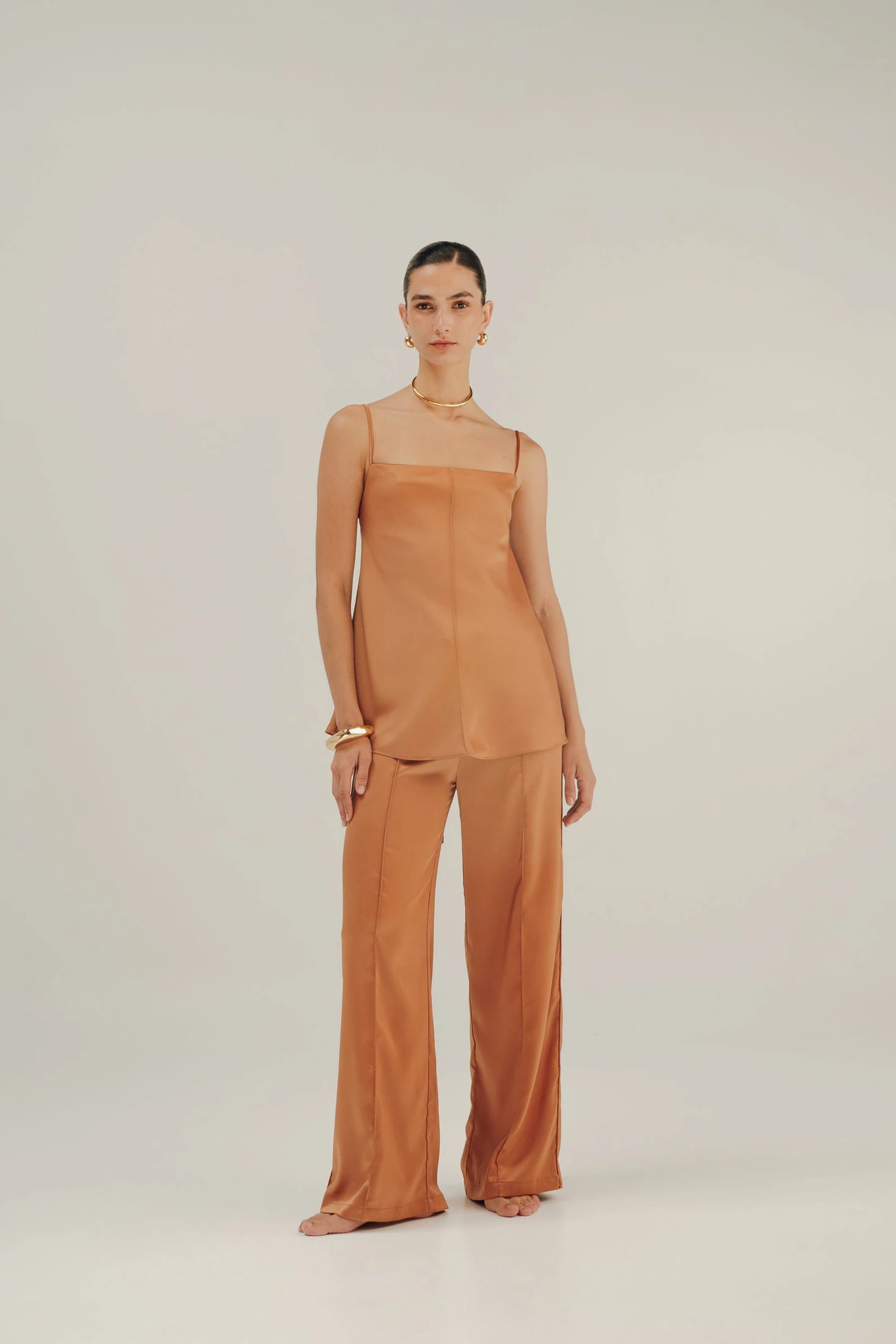 CARIÑO MIO TOP OPEN-BACK - HONEY GOLD - imagen 1
