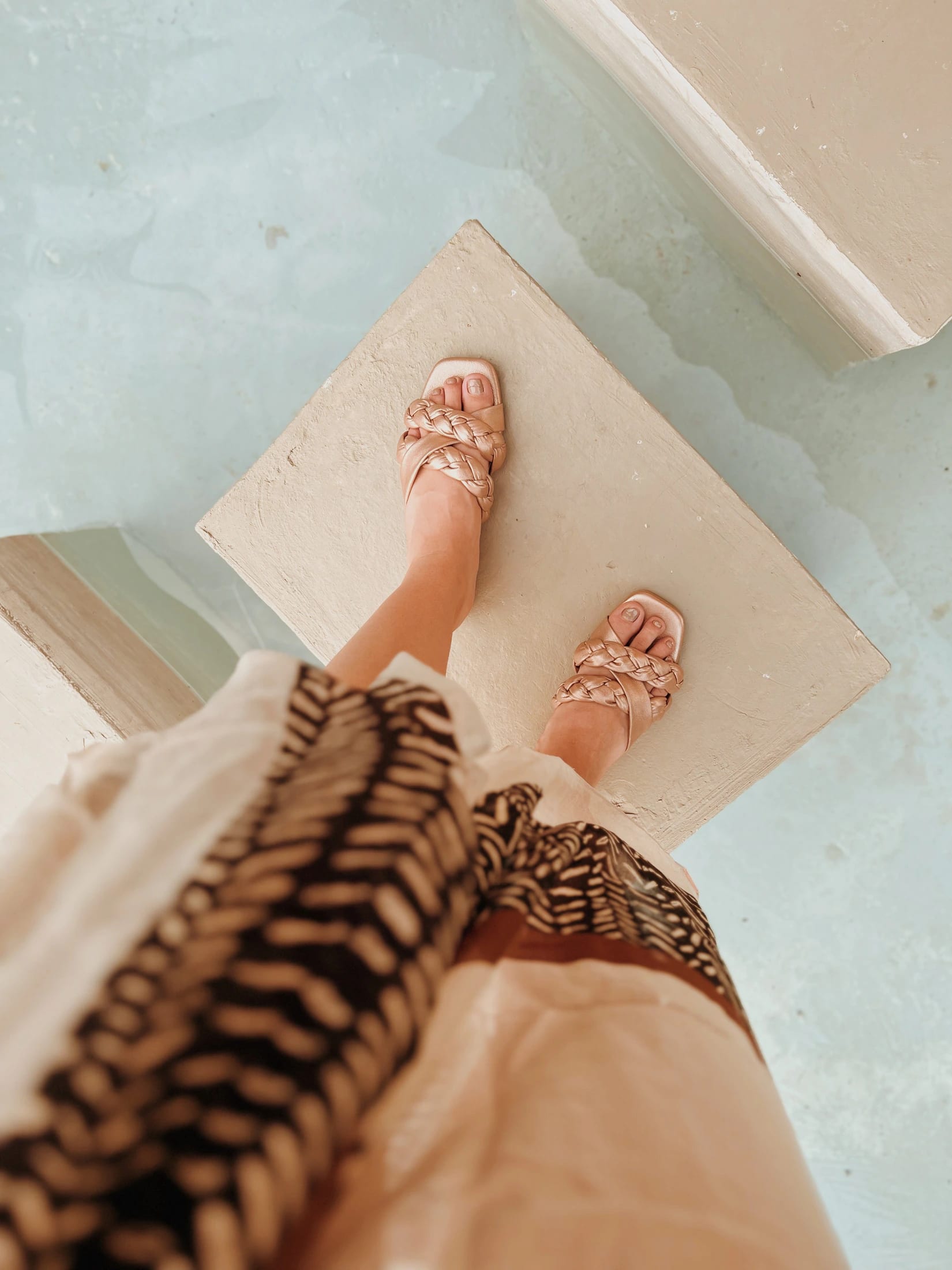 Sandalias Oro Rosa Atena - imagen 4