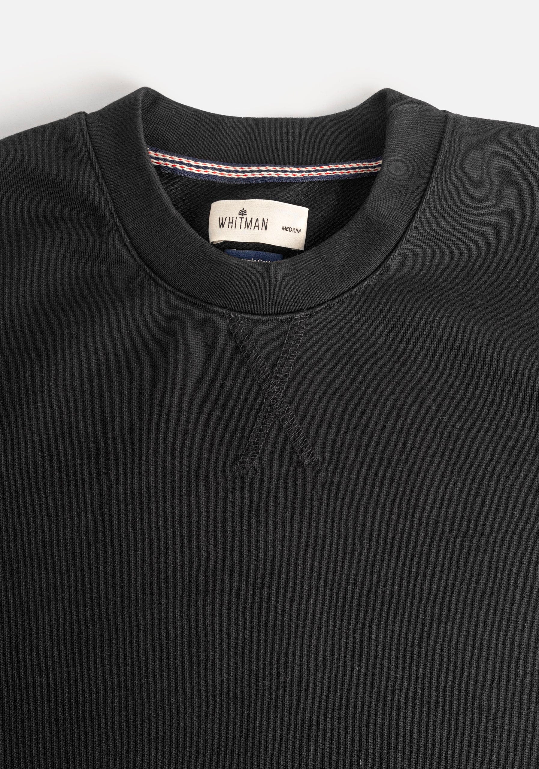 Buzo H Crew Neck Unicolor Negro - imagen 2