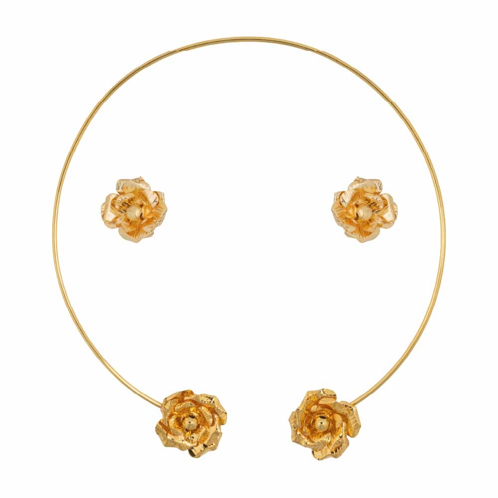 Collar Gargantilla Reflejo Floral - imagen 1