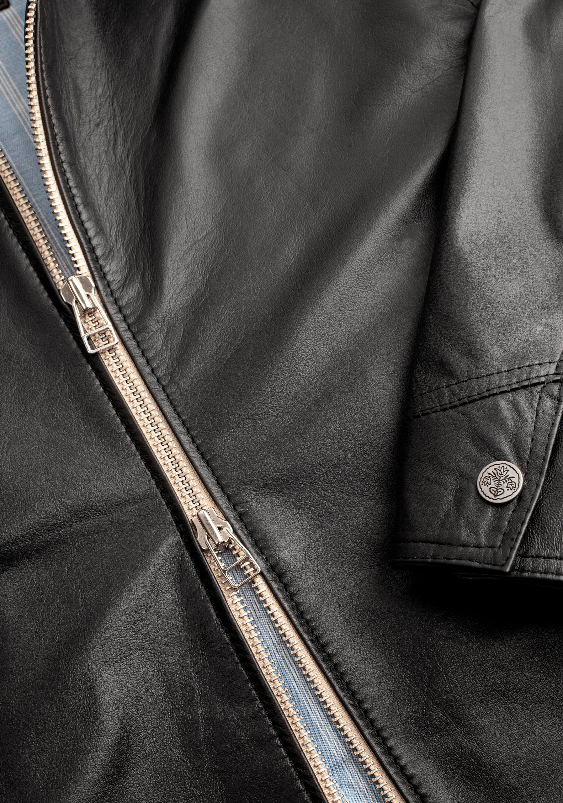 Chaqueta H Pilot Cuero Negro - imagen 3