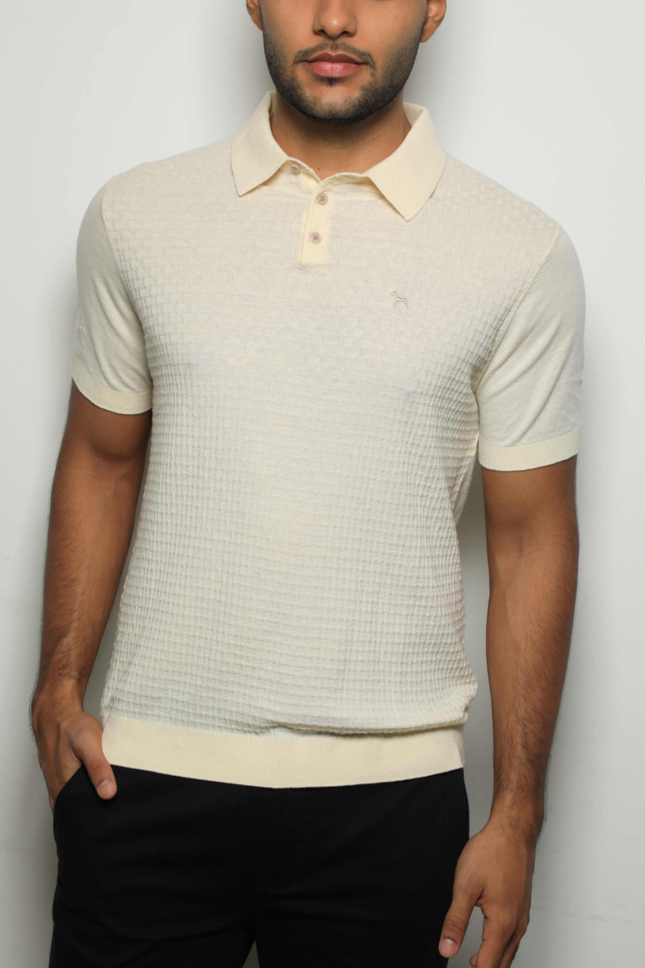 Suéter Tejido Fashion Crema - imagen 3