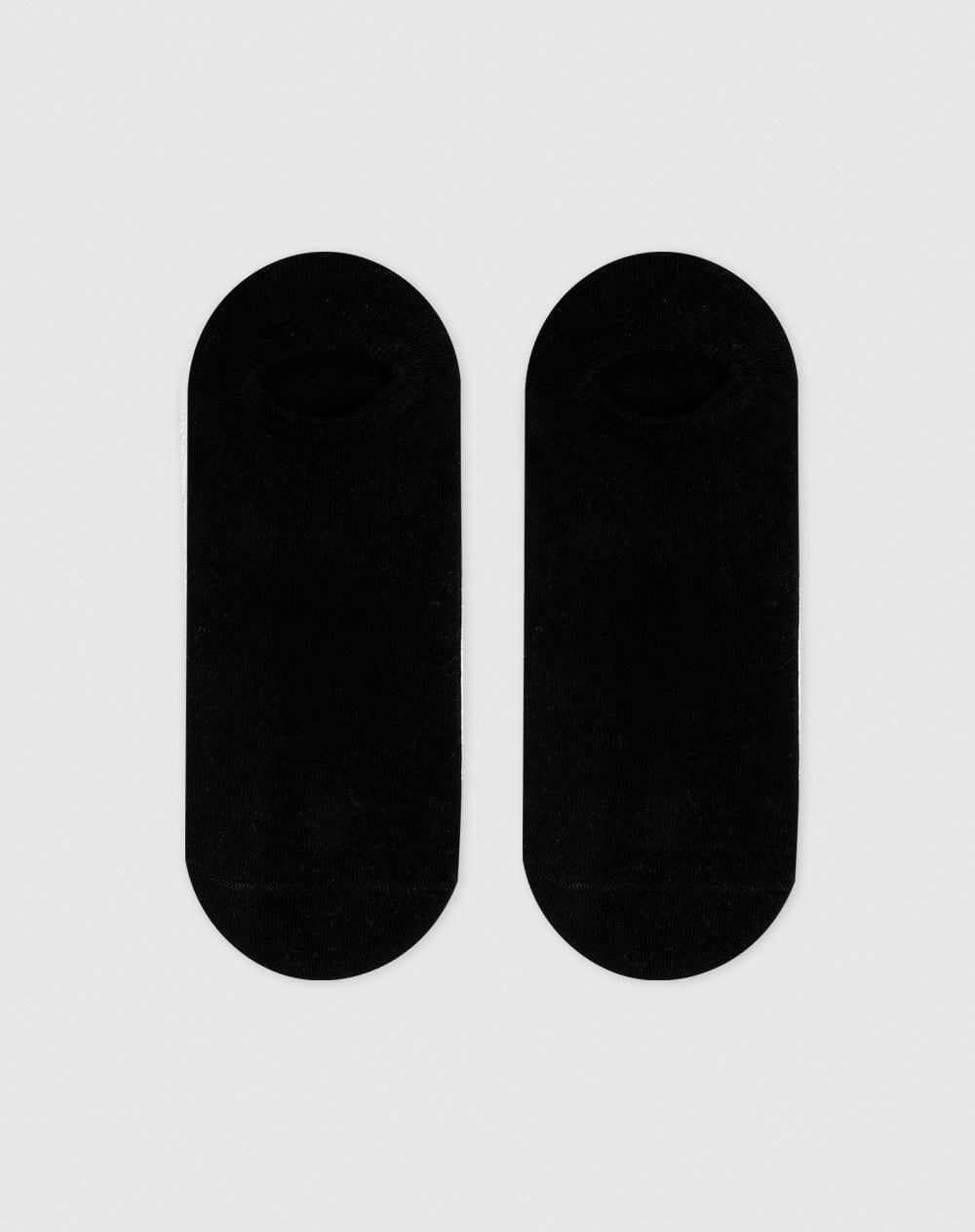 Medias hombre baleta algodón pack x2 negras - imagen 1