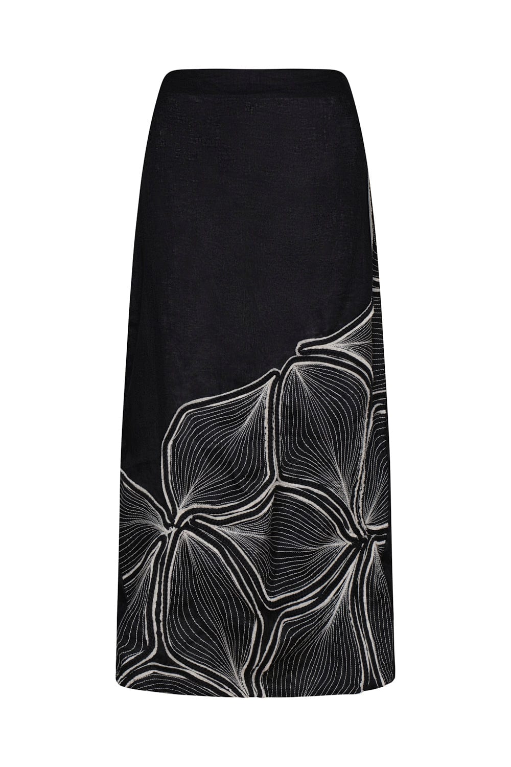 Falda pasiflora negro - imagen 2