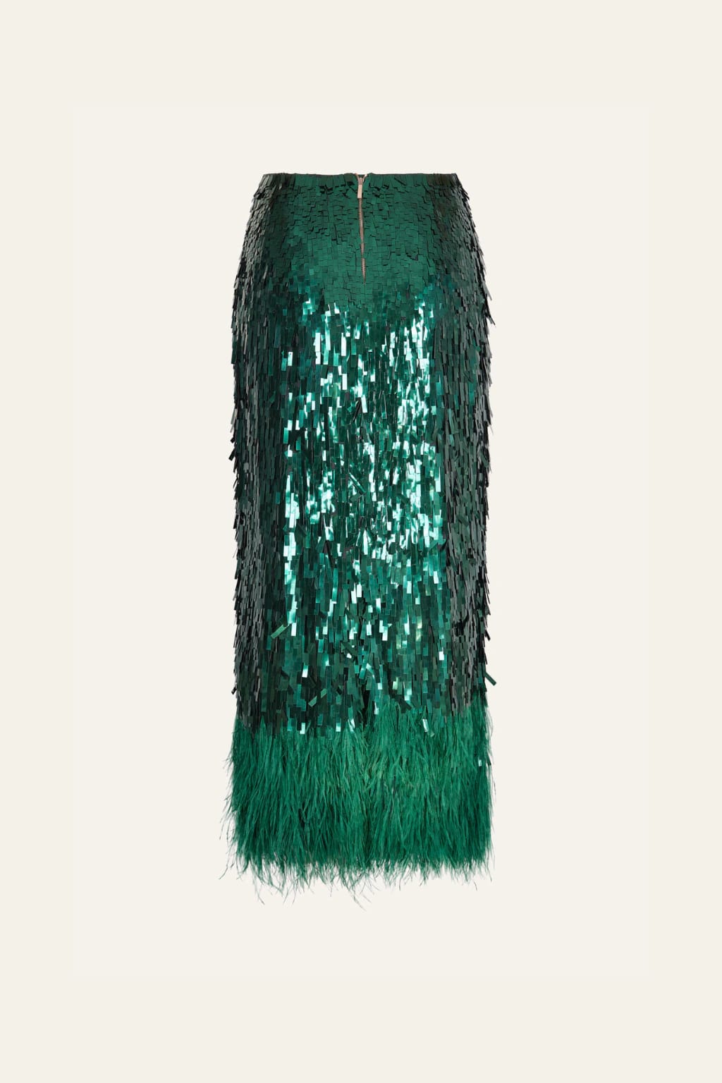 Visually Engaging Skirt in Forest Green - imagen 2