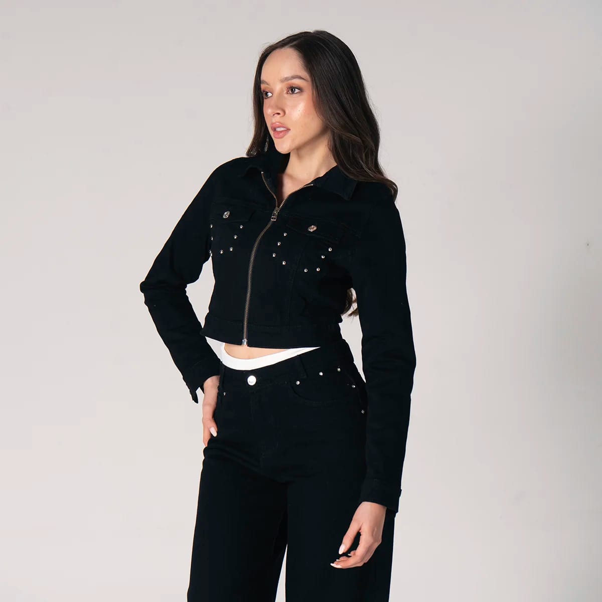 Chaqueta Denim Slim Glam - imagen 3