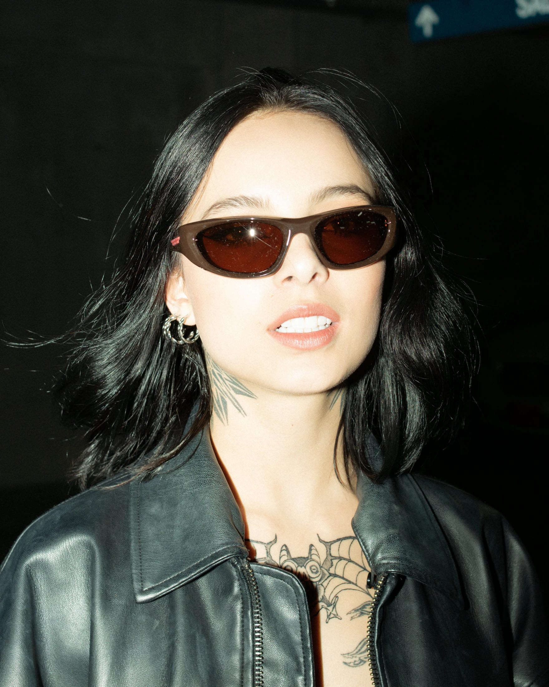 NOVA SUNGLASSES - BLACK / CINNAMON - imagen 4