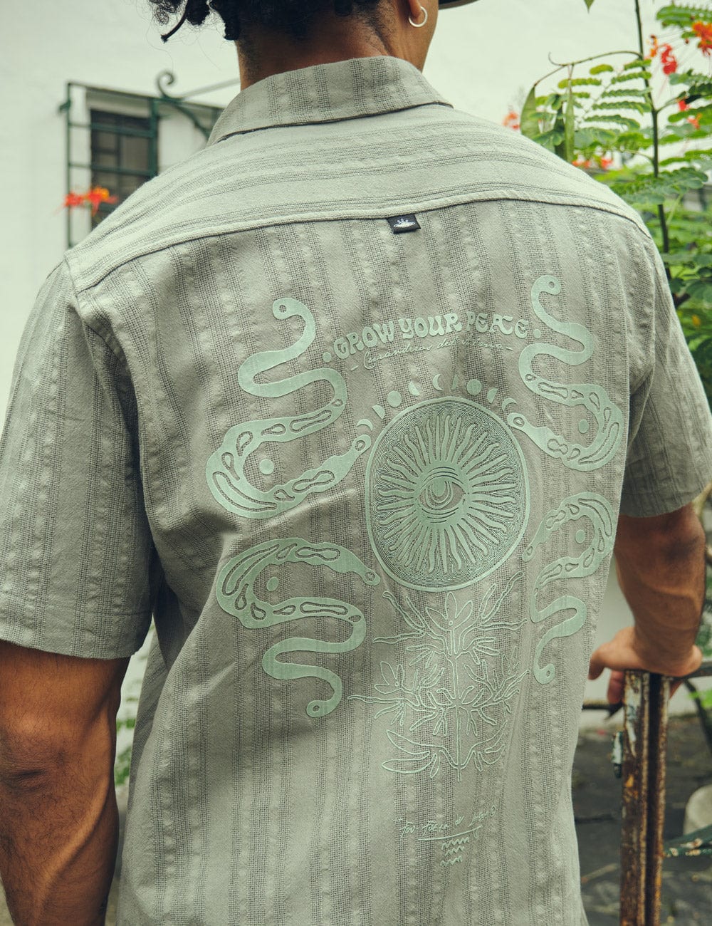 Camisa Regular Fit Espiritu verde pistacho Hombre - imagen 2