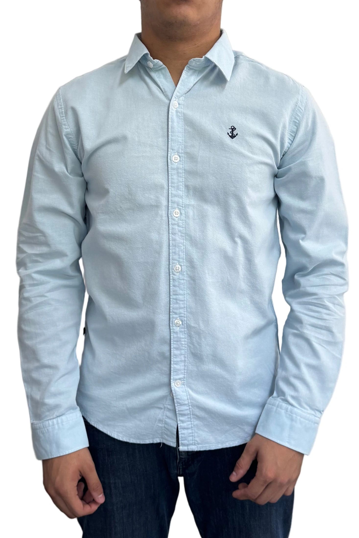 Camisa Azul Cielo A Navy - imagen 1