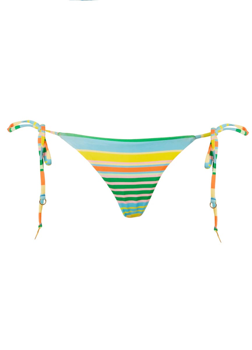 Maaji Deep Sea Lines Sunflash Low Rise Tie Side Bikini Bottom - imagen 5