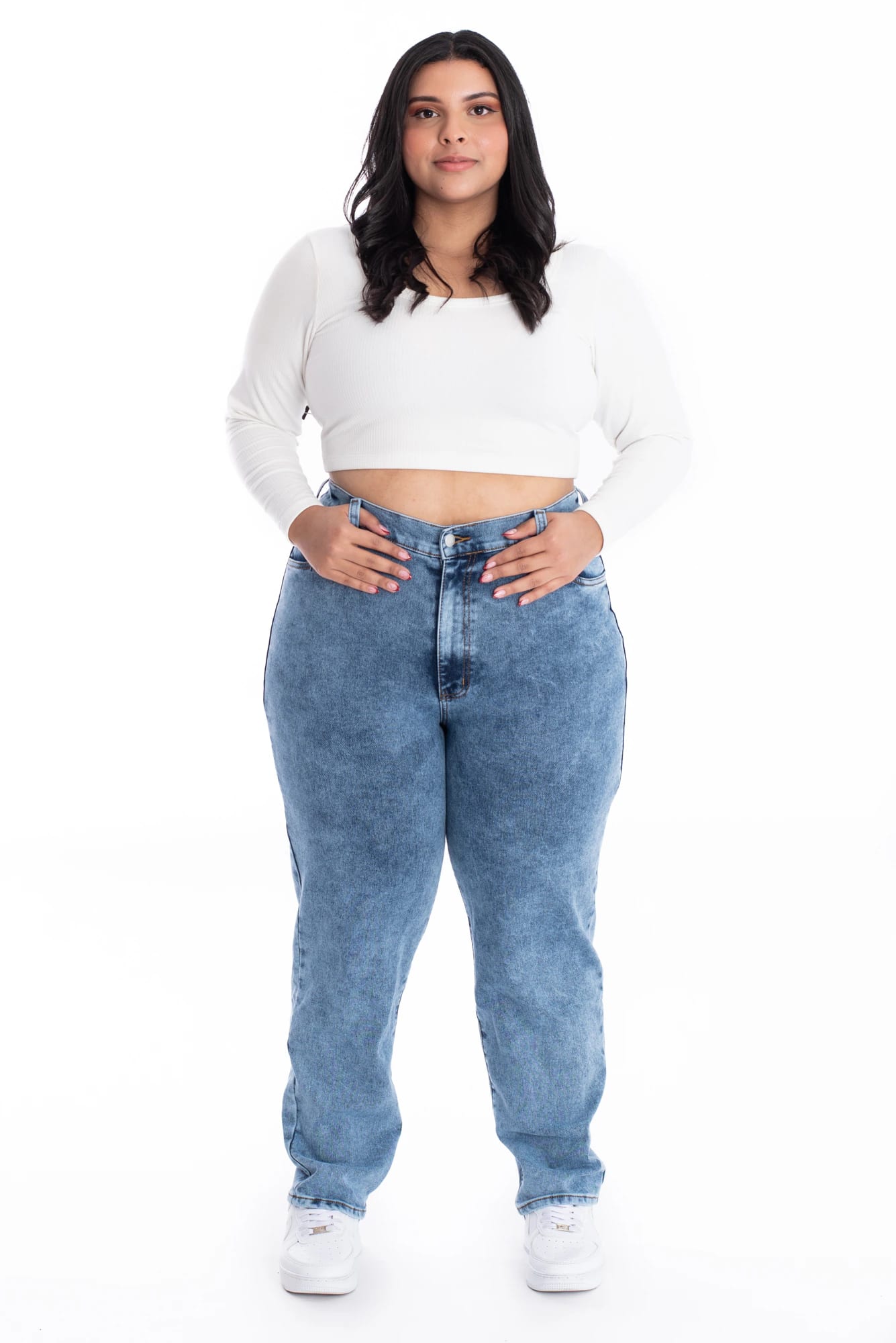 Jean Mom Azul Medio 401 - imagen 3