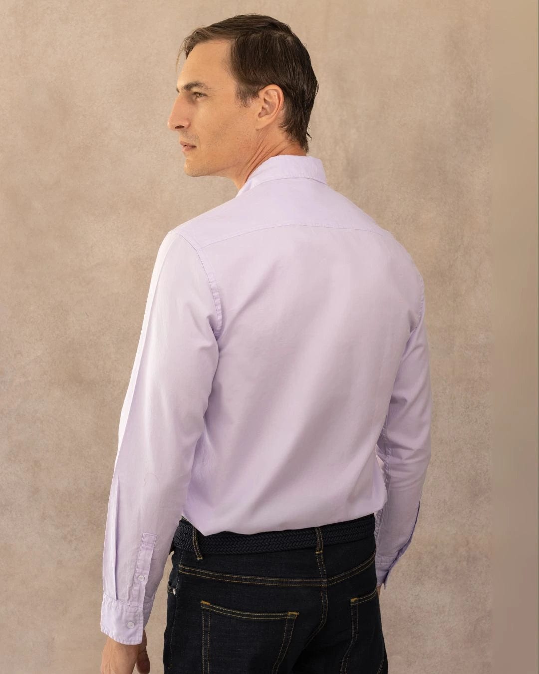 Camisa Antimanchas Oxford Lila - imagen 3