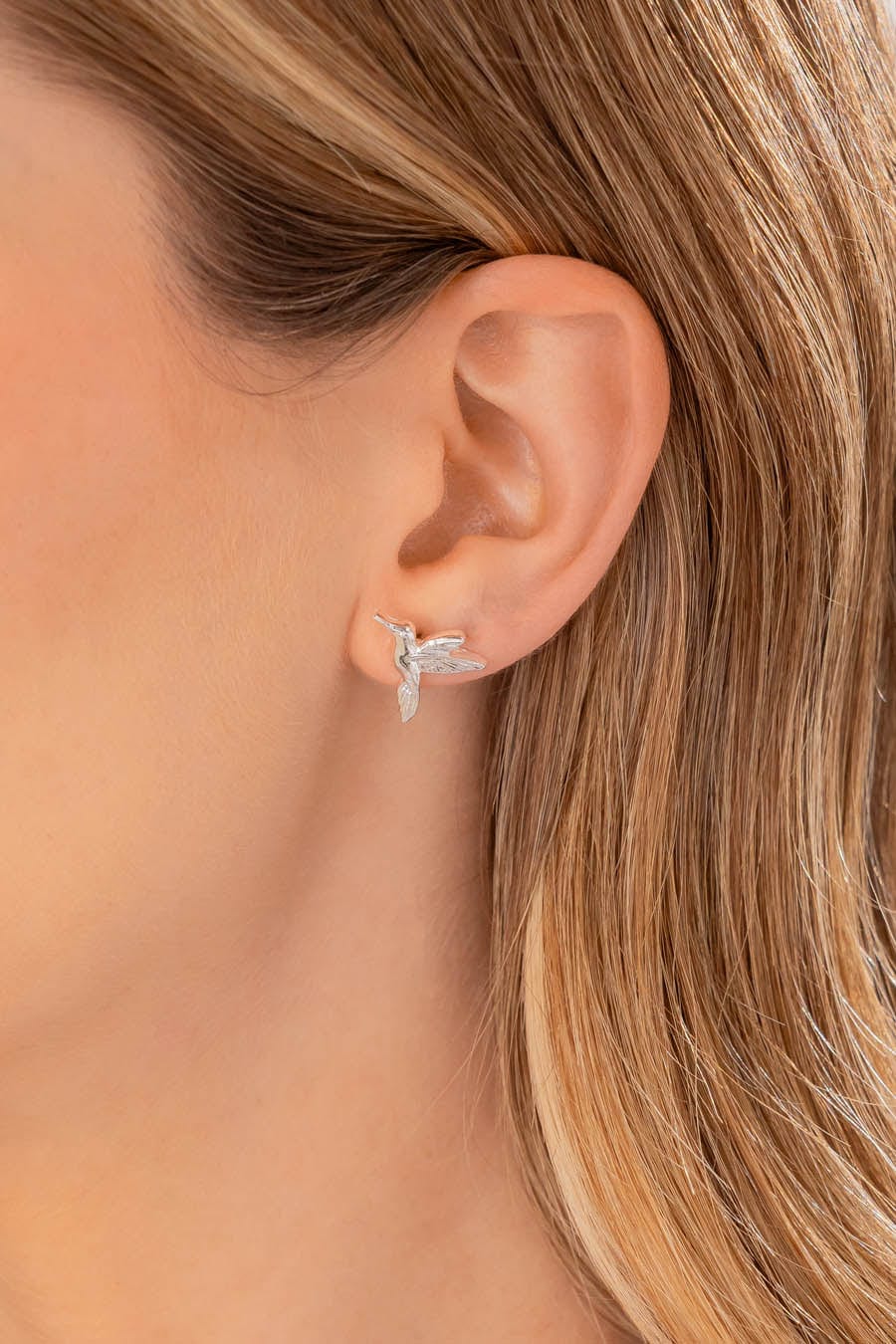 Aretes Colibrí Plata - imagen 1
