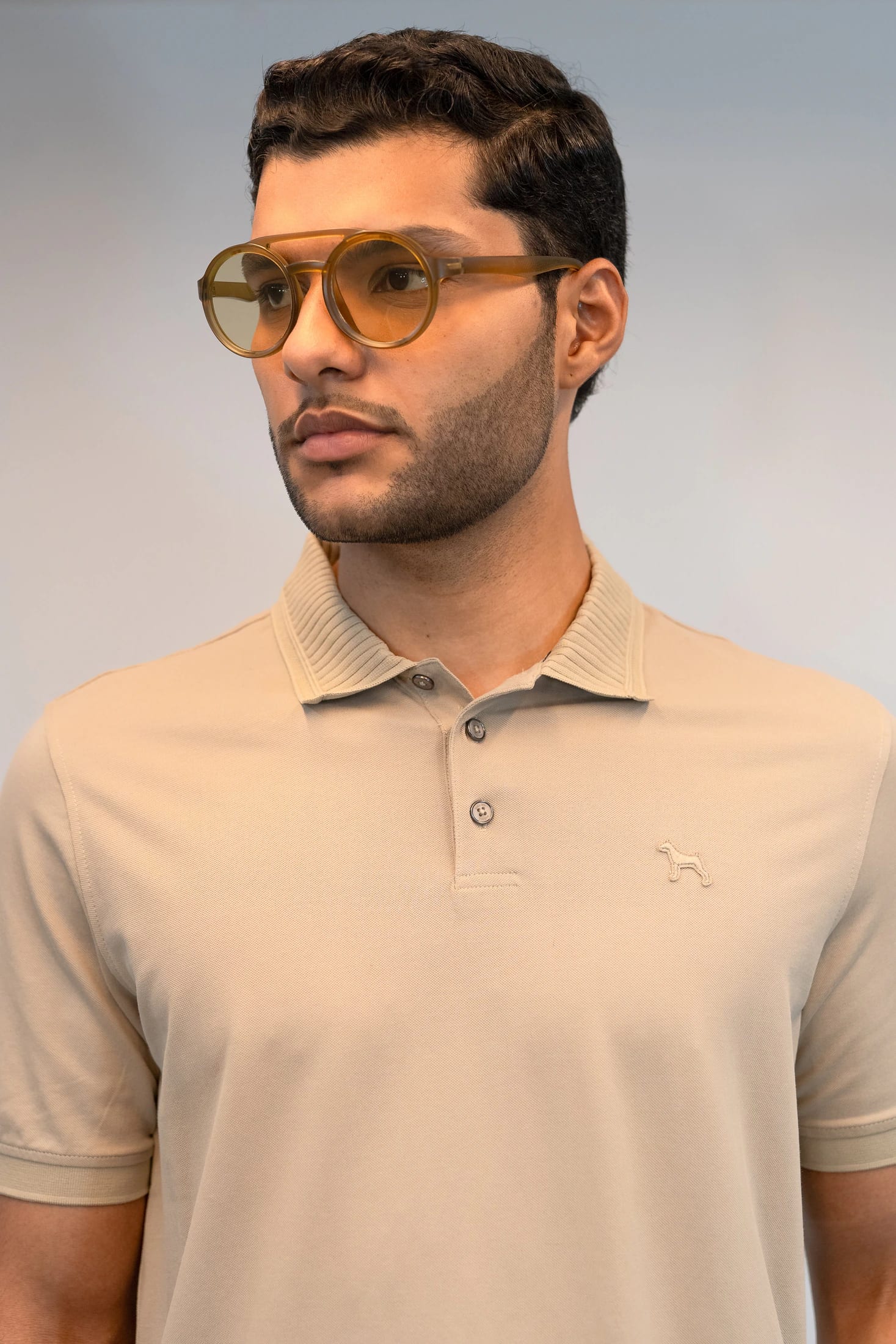 Polo Fashion Capuccino/Detalle Cuello - imagen 4