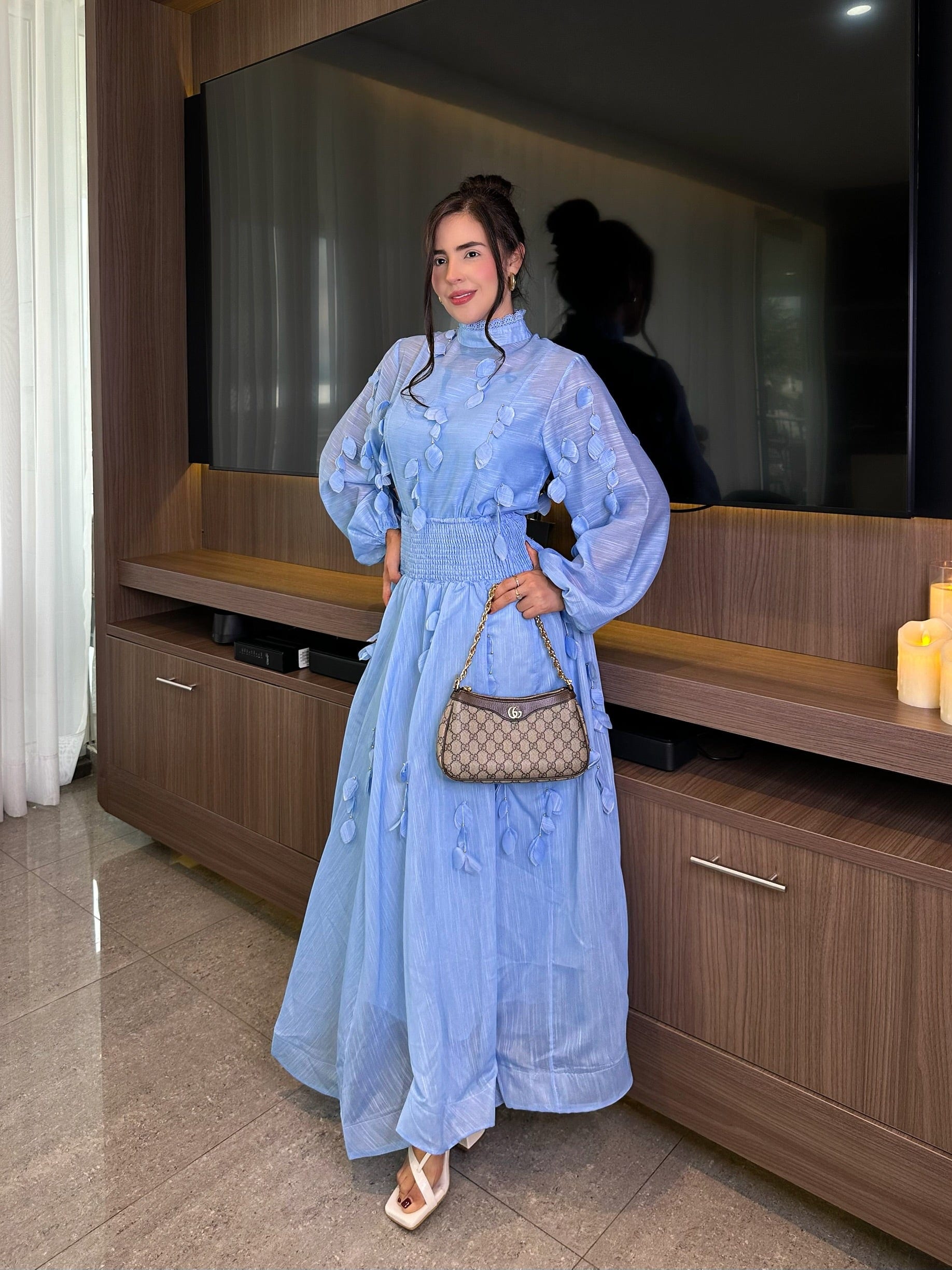 SET FALDA COLLINS CELESTE - imagen 4