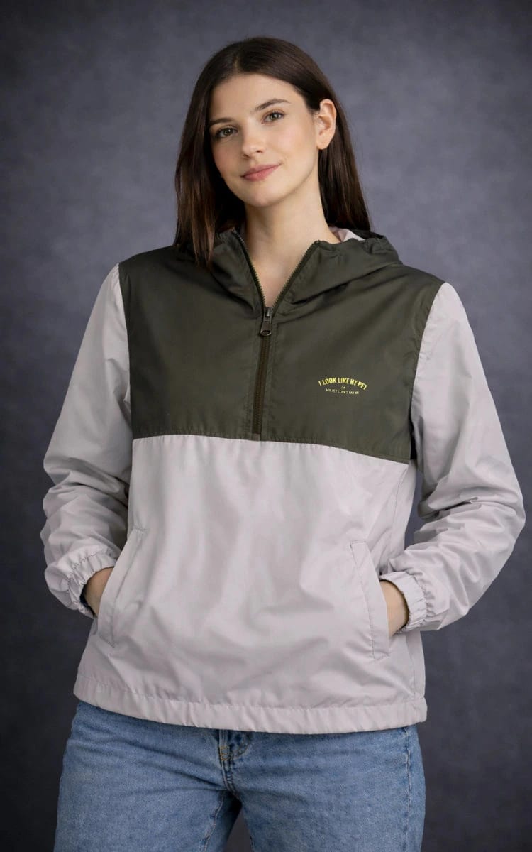 CHAQUETA ROMPEVIENTOS VERDE UNISEX - imagen 3