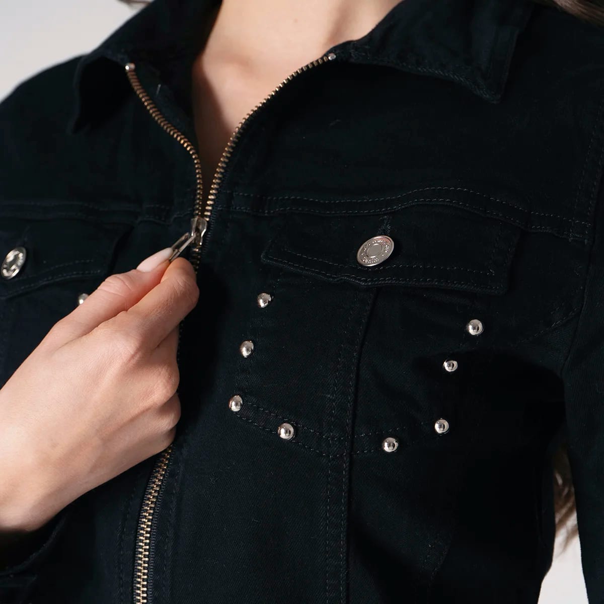 Chaqueta Denim Slim Glam - imagen 6