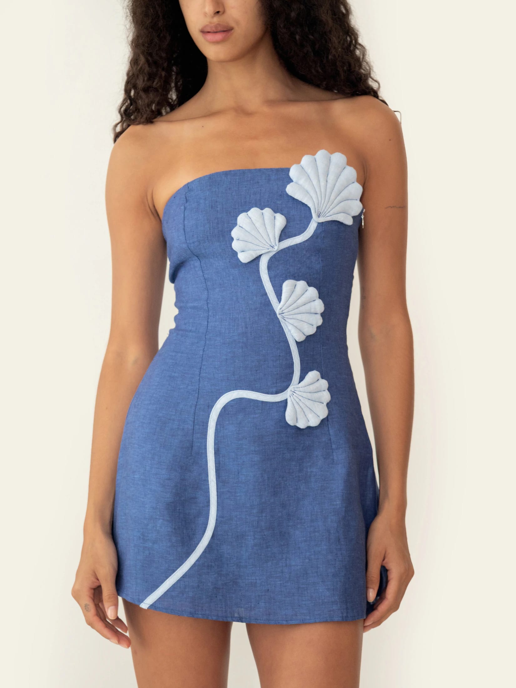 DANTE DRESS WAVE BLUE - imagen 2