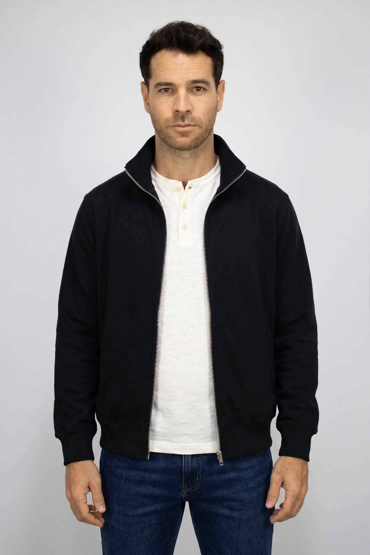 Saco negro con Cremallera para hombre - imagen 4