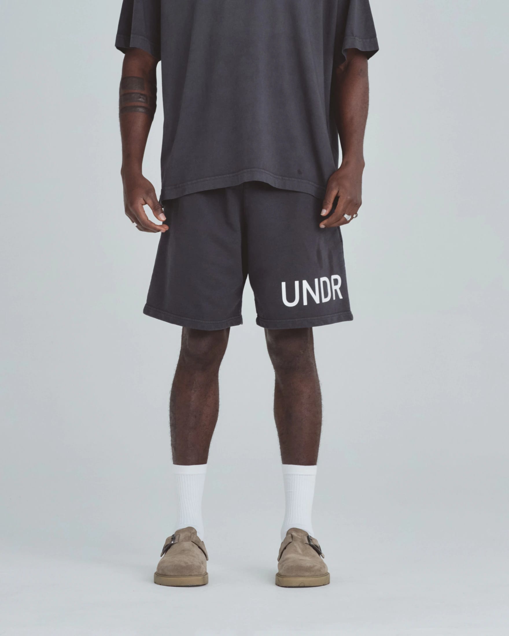 Line Basic Biased Shorts Dark Gray - imagen 2