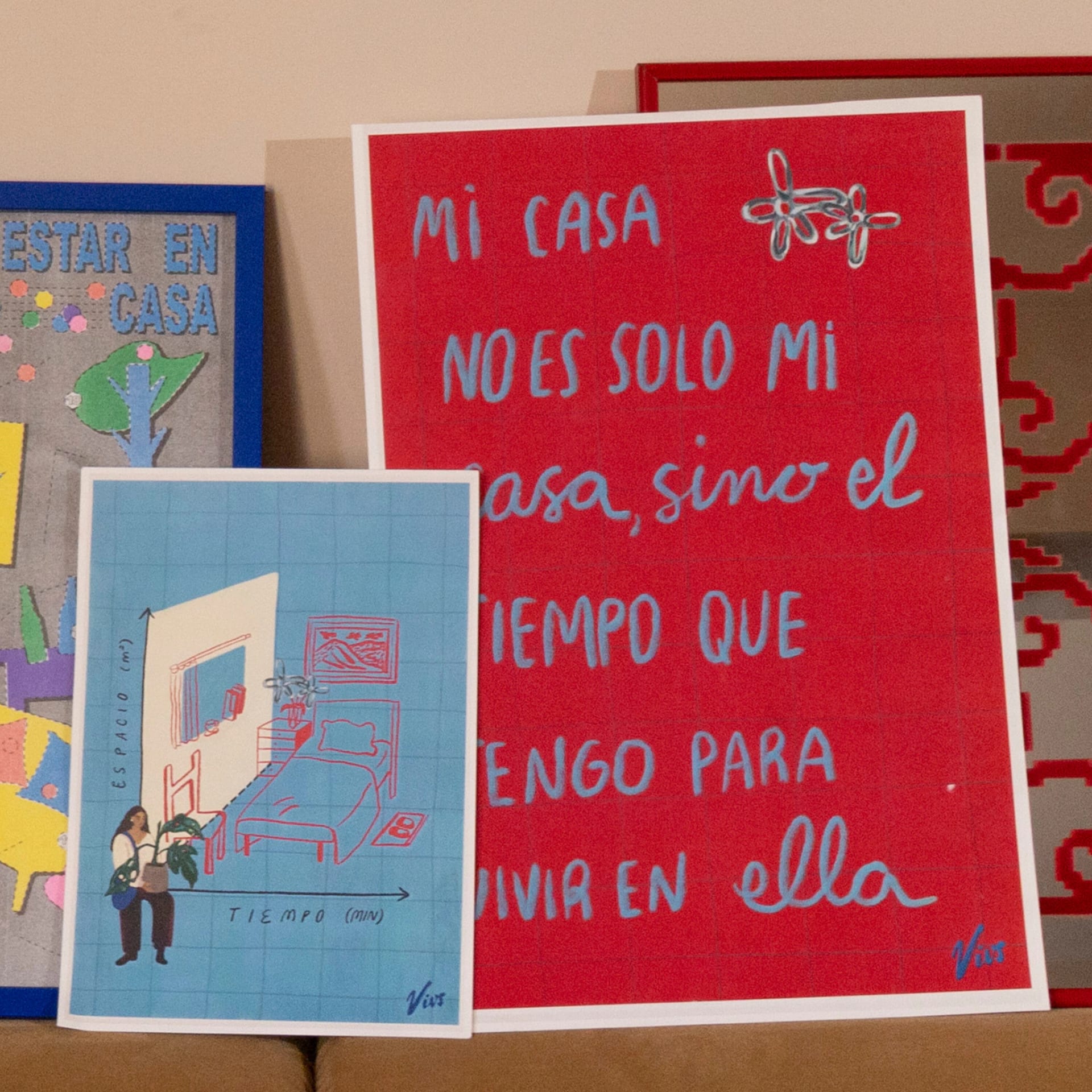 El tiempo de estar en mi casa póster - VIVS - imagen 3