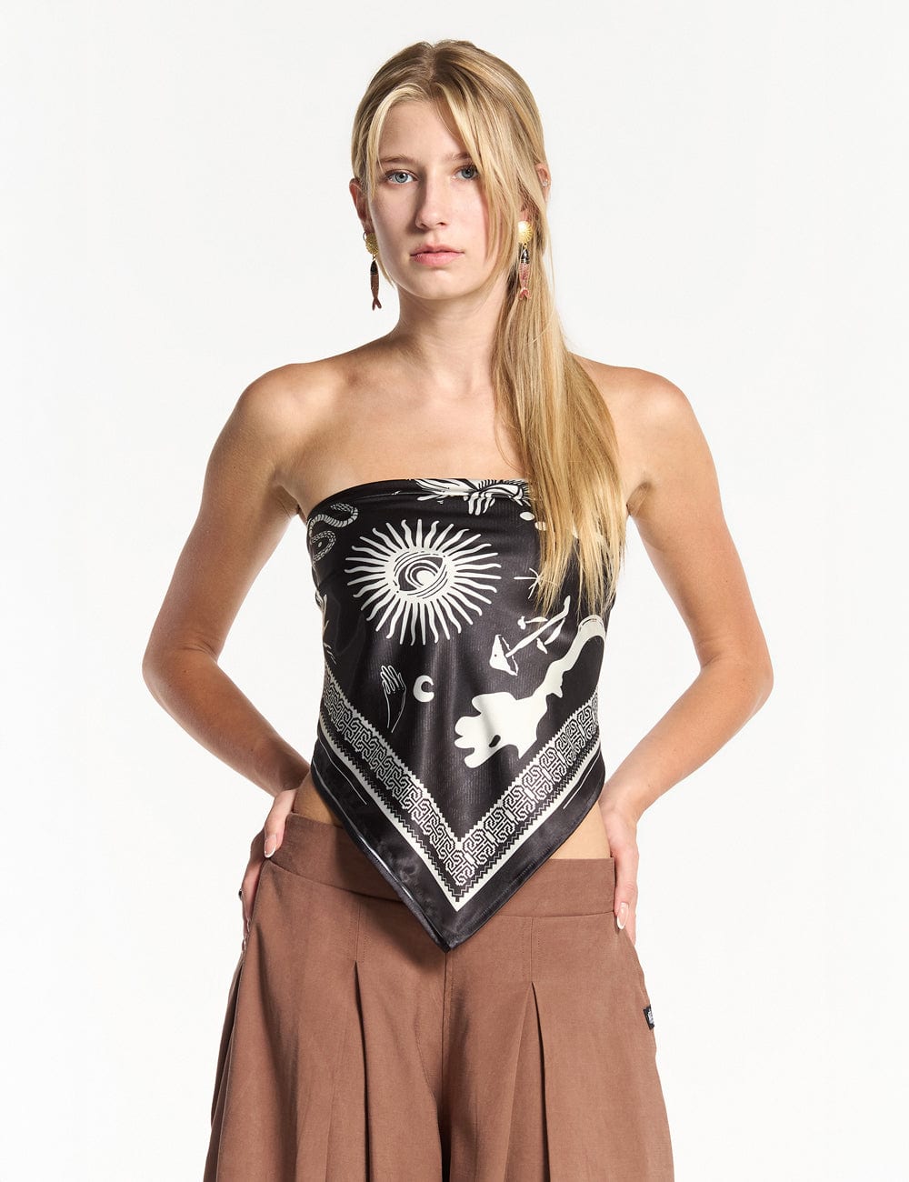 Pañoleta  Noche  negro Unisex - imagen 2