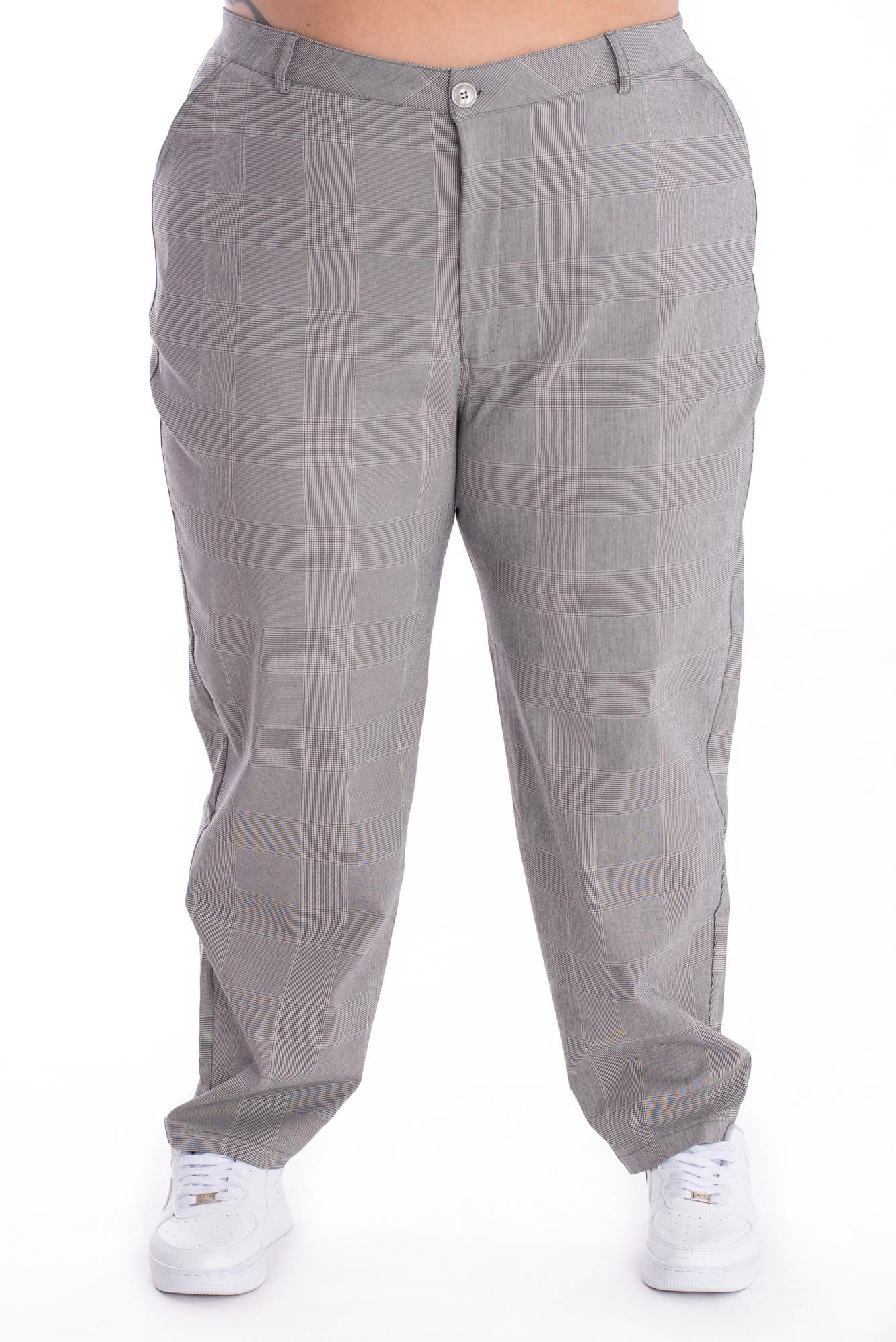 Pantalón Cuadros Gris - imagen 4