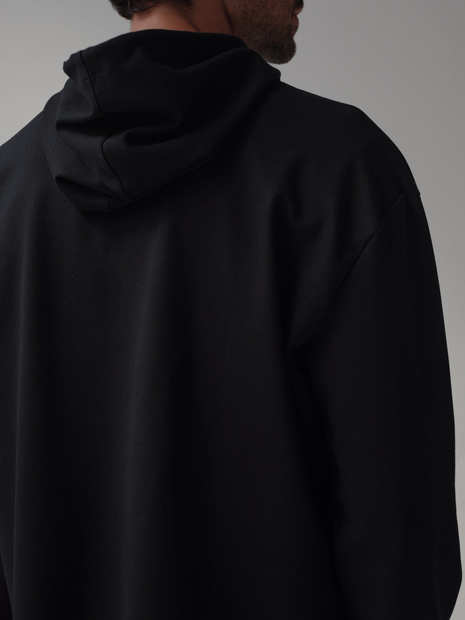 CUT CLEAN HOODIE - BLACK - imagen 8