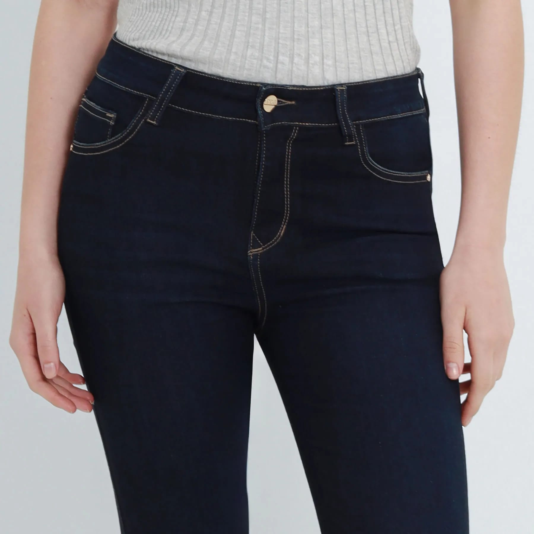 Jean Diva Tiro Alto Bota Skinny - imagen 2