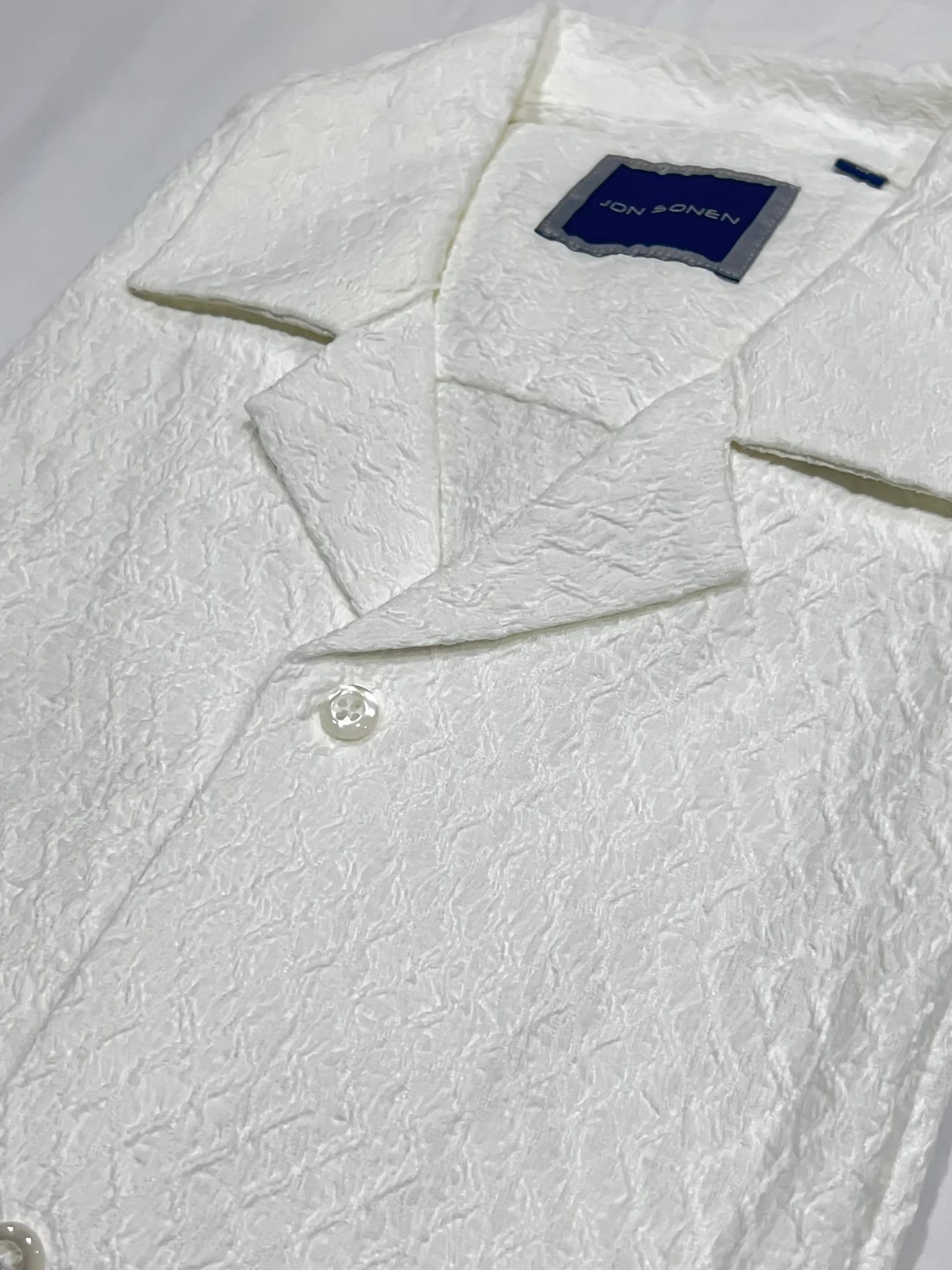 Camisa manga corta con textura para hombre Jon Sonen 027225019 - imagen 6