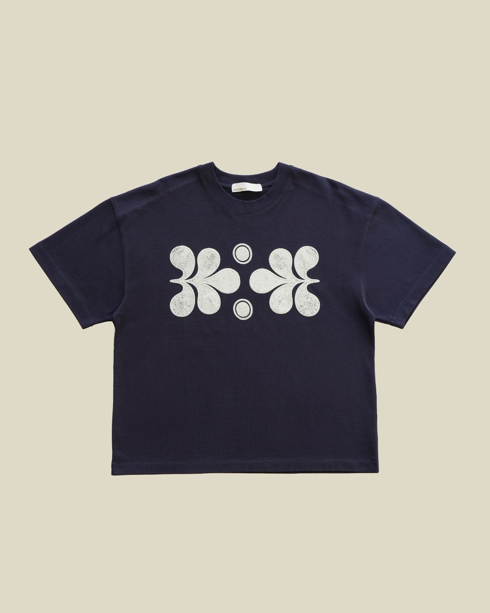 Camiseta floreciendo azul - imagen 1