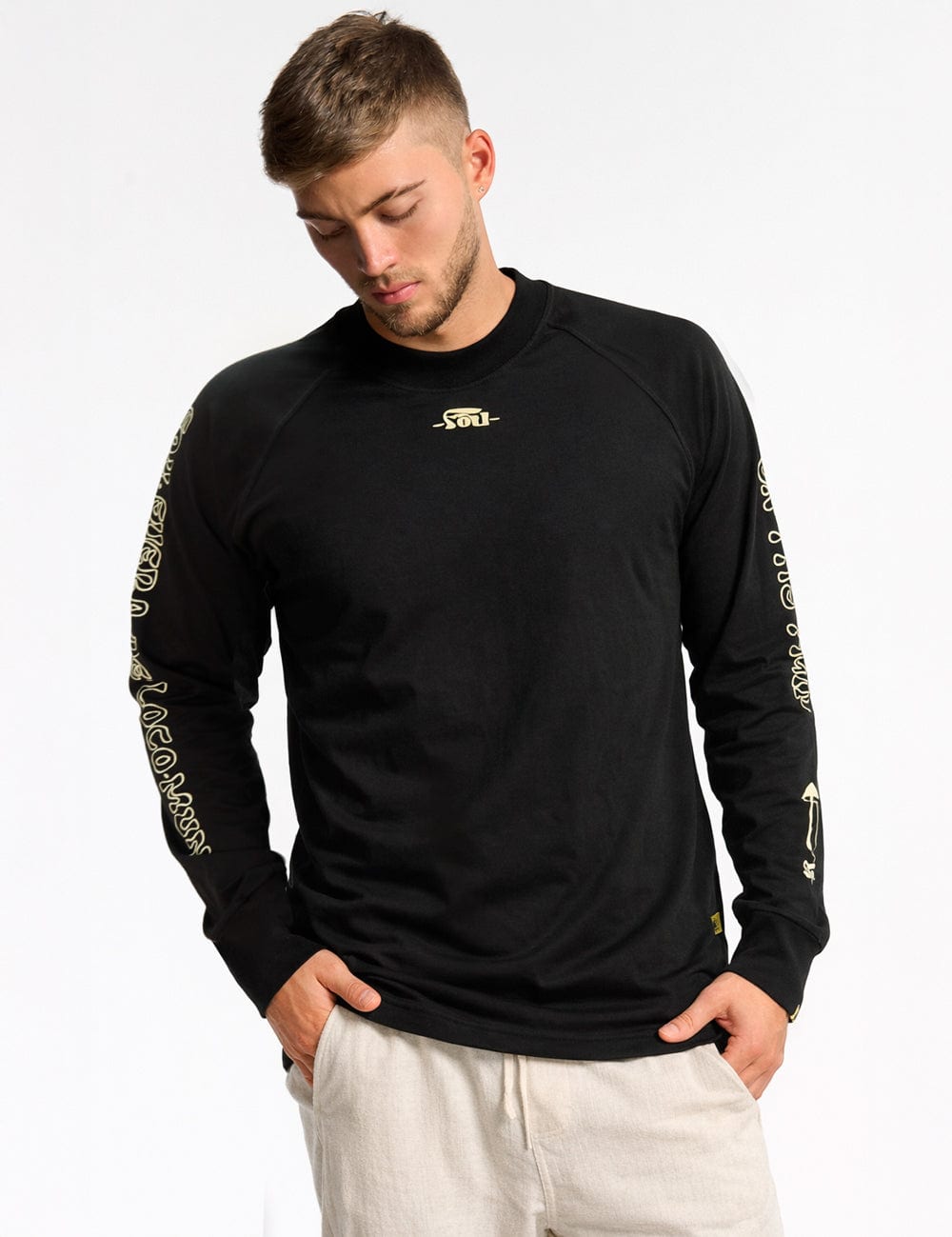 Camibuso Regular Fit One the trip negro Hombre - imagen 2