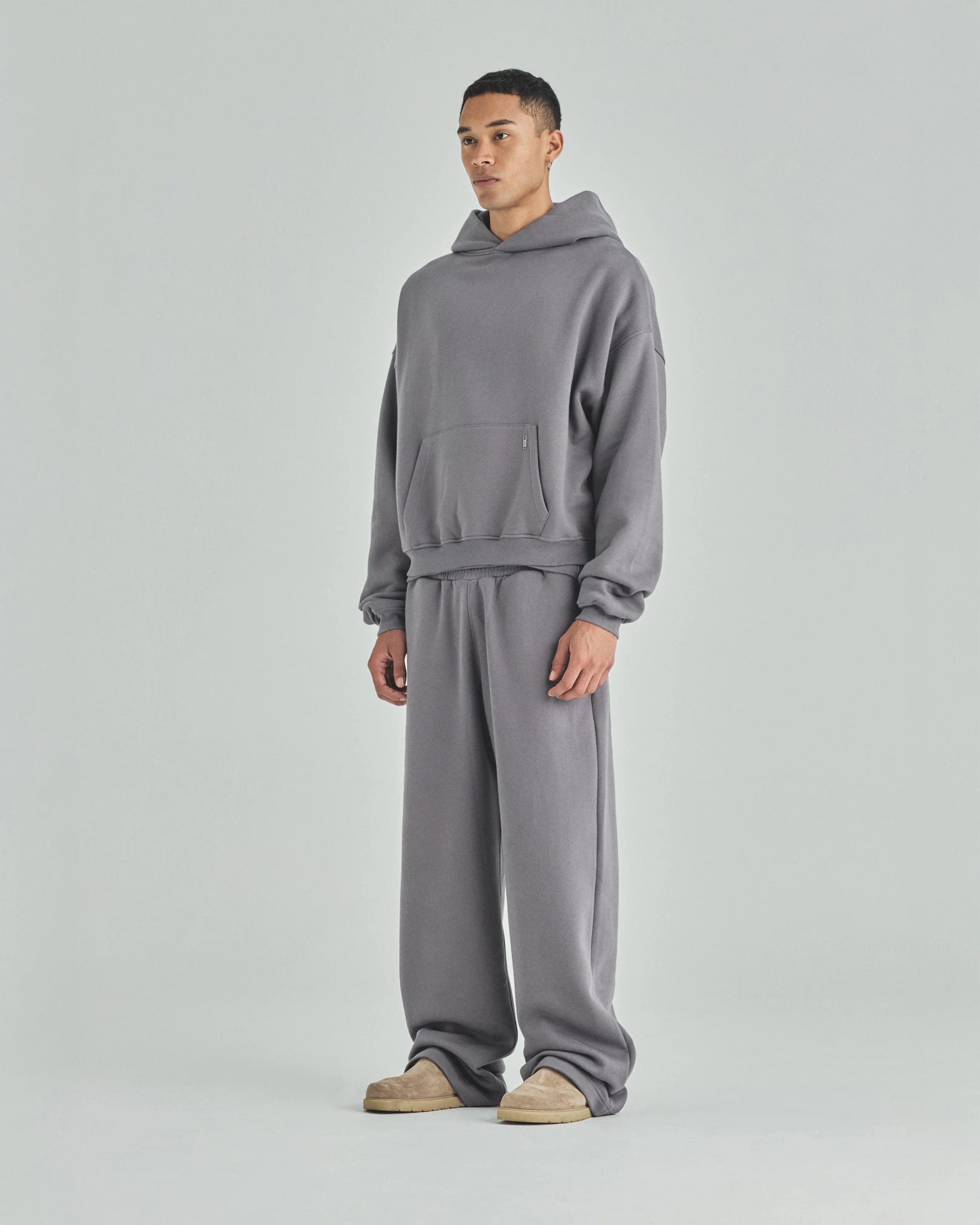 Blanks Boxy Fit Hoodie Gray - imagen 7