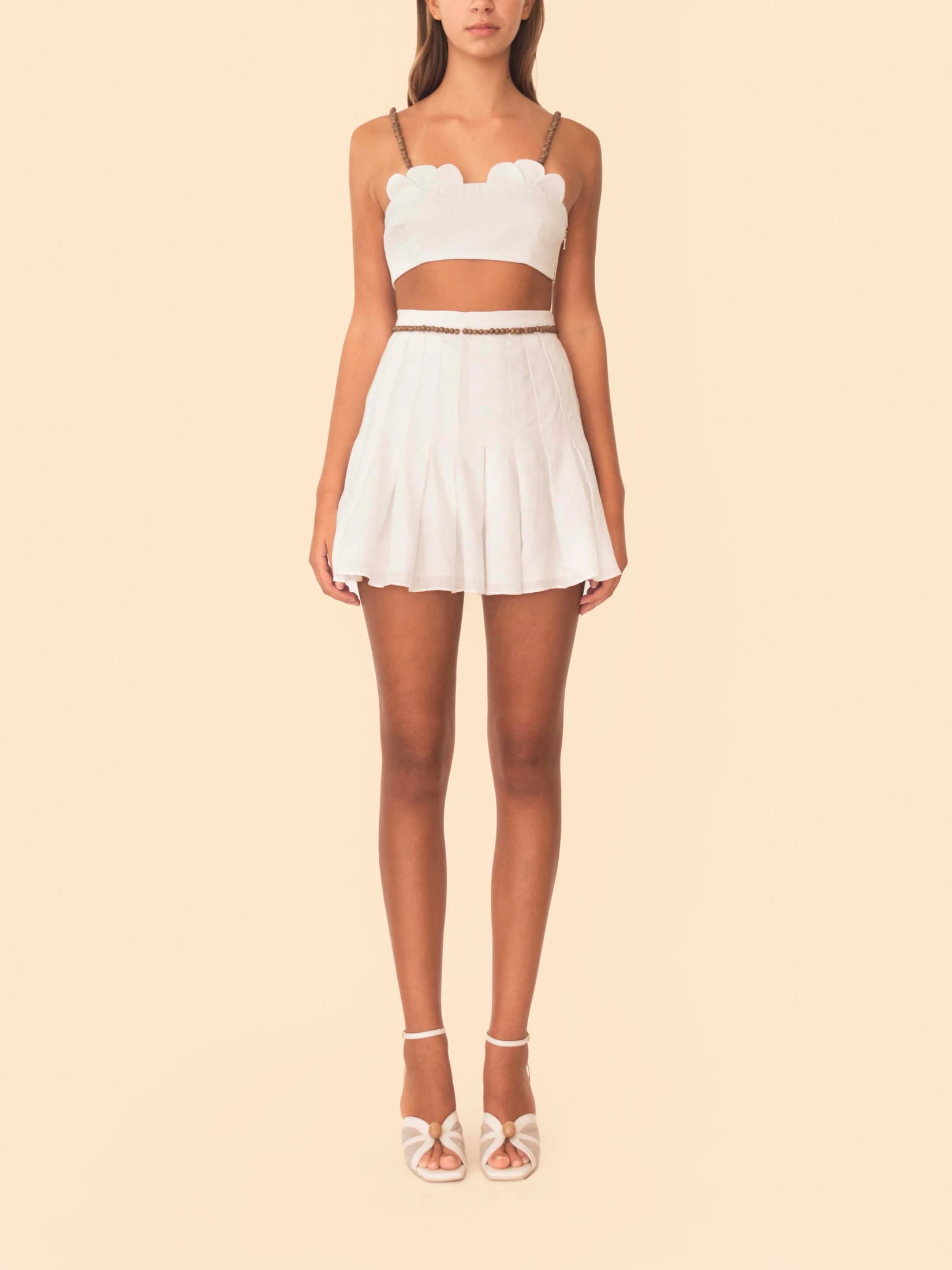 YARA SKIRT IVORY - imagen 2