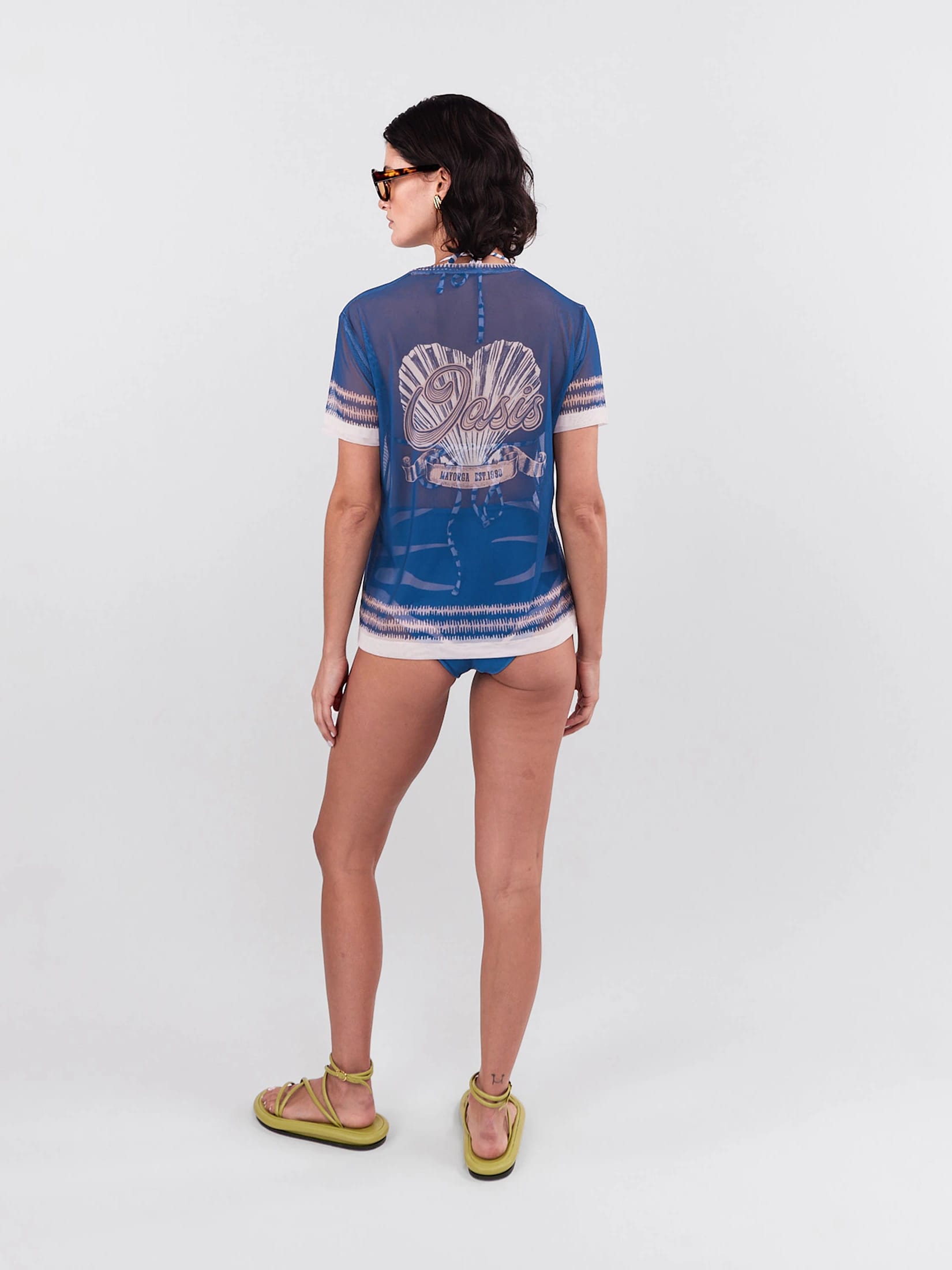 Mesh Top Oasis - Azul - imagen 2