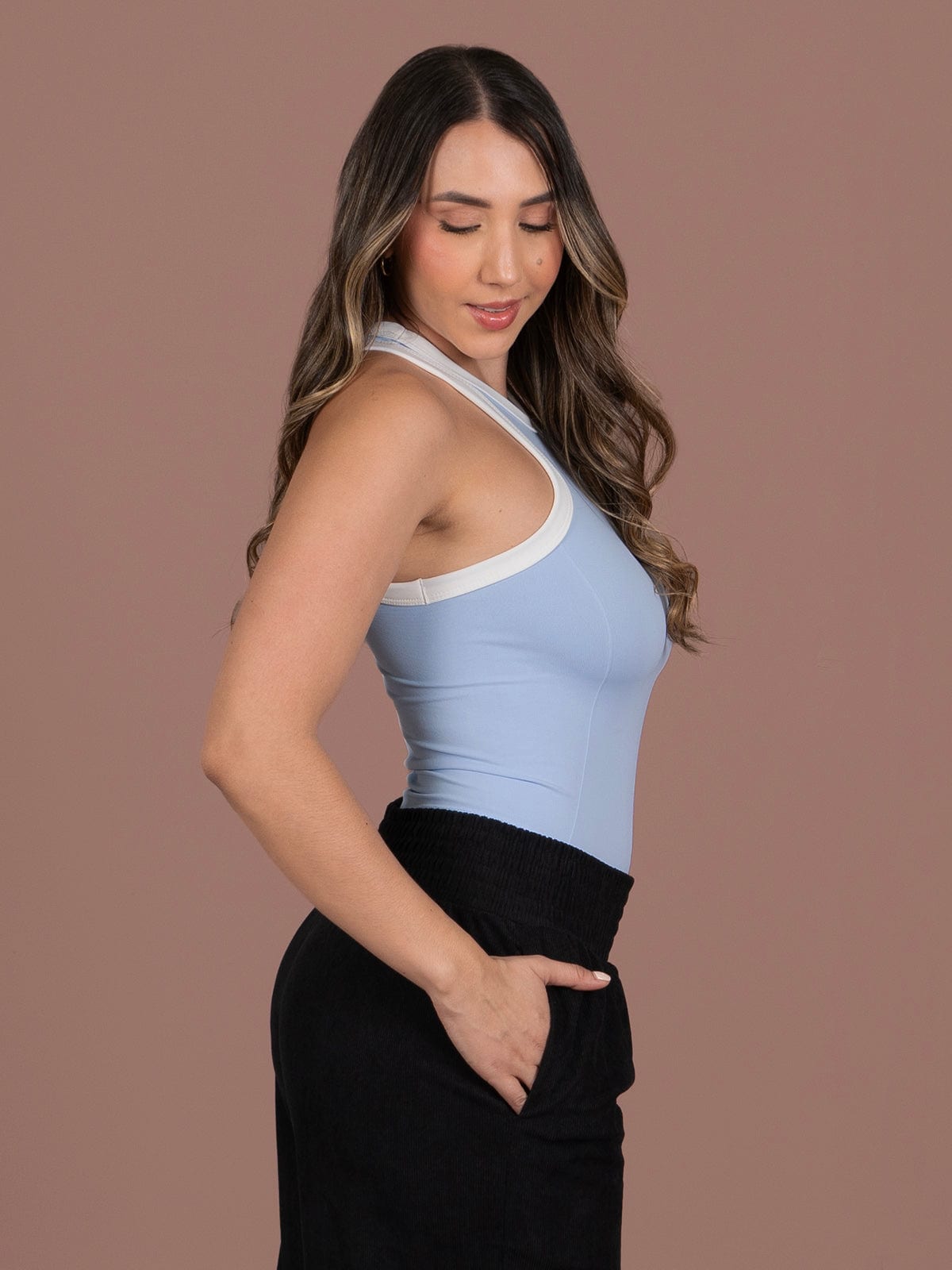 Amalfy body seamless baby blue - imagen 4